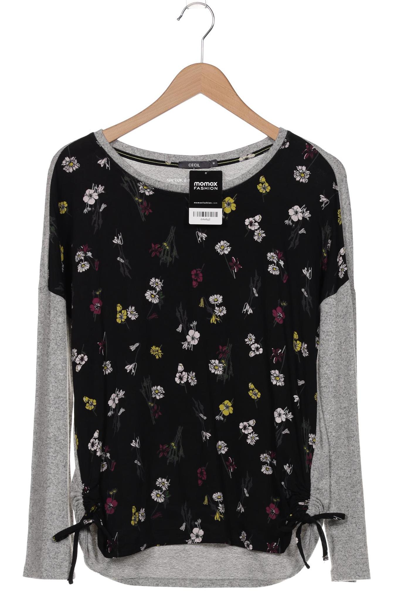 

Cecil Damen Langarmshirt, grau, Gr. 38