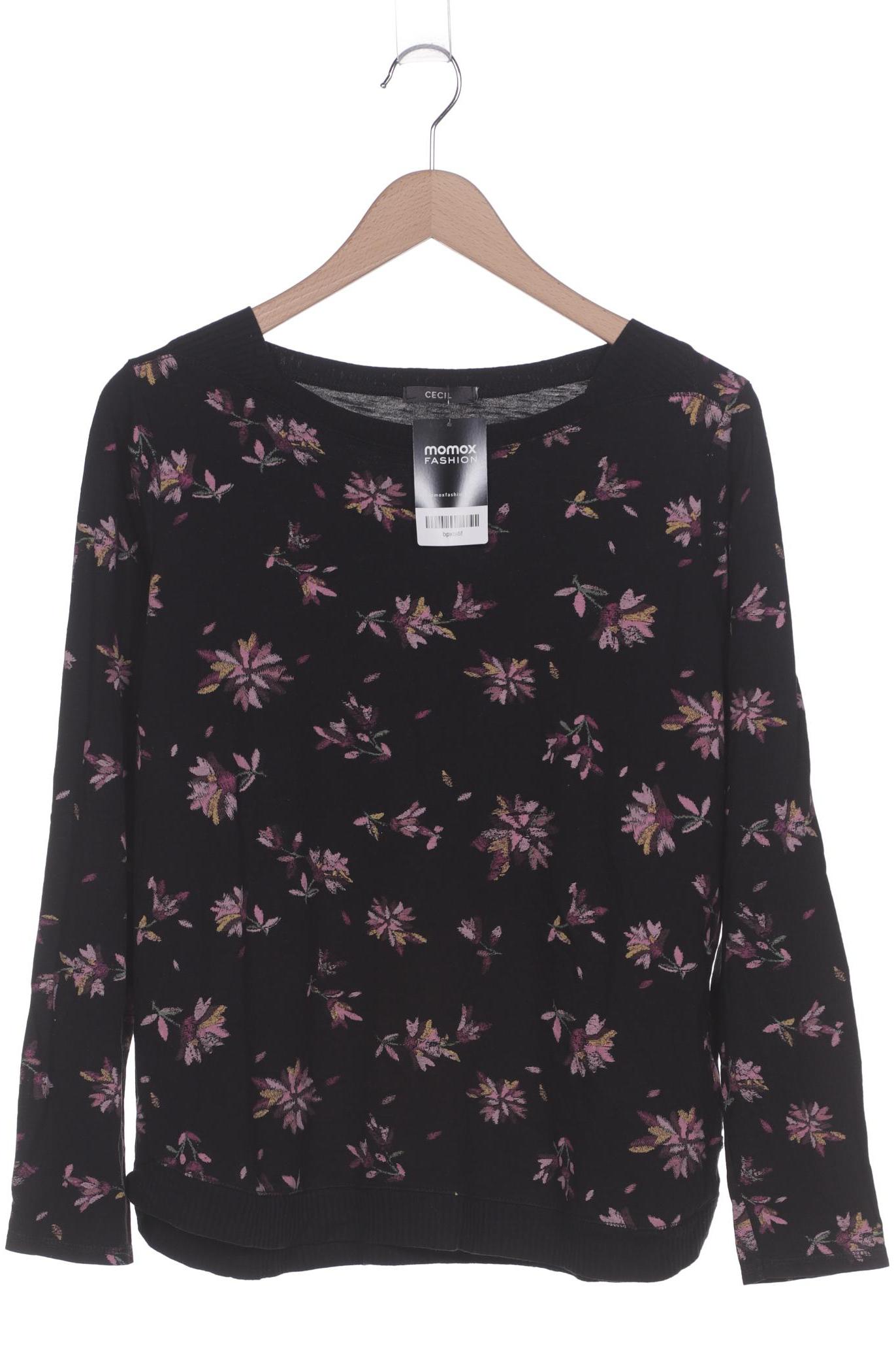 

Cecil Damen Langarmshirt, schwarz, Gr. 48