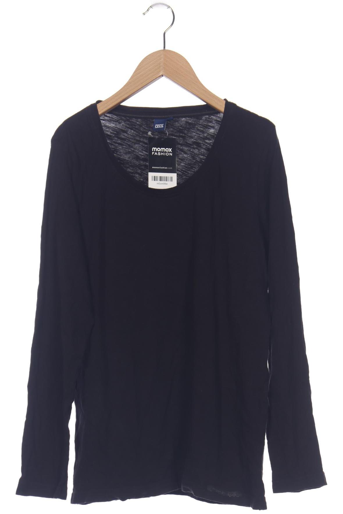 

Cecil Damen Langarmshirt, schwarz, Gr. 44