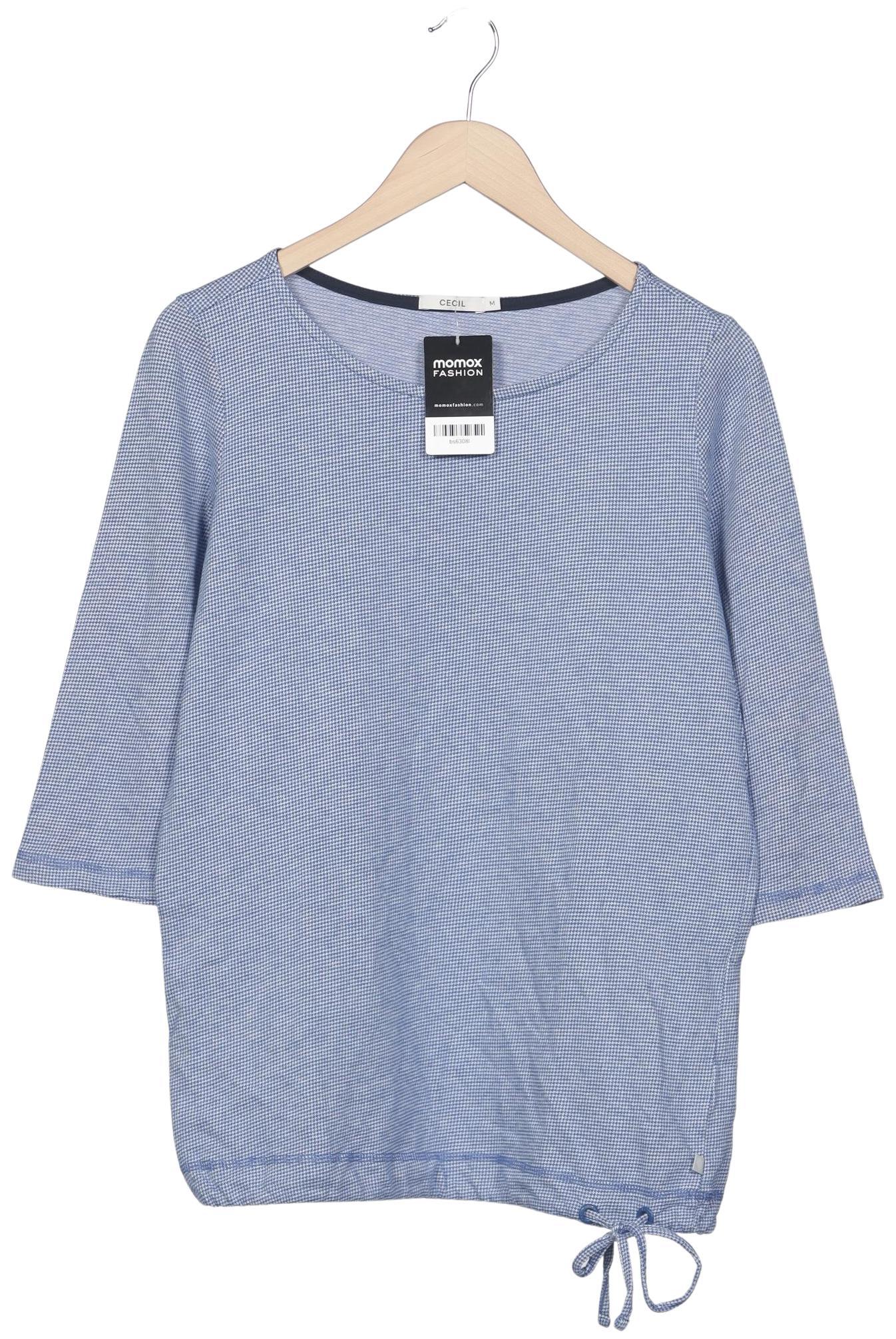 

Cecil Damen Langarmshirt, hellblau, Gr. 38