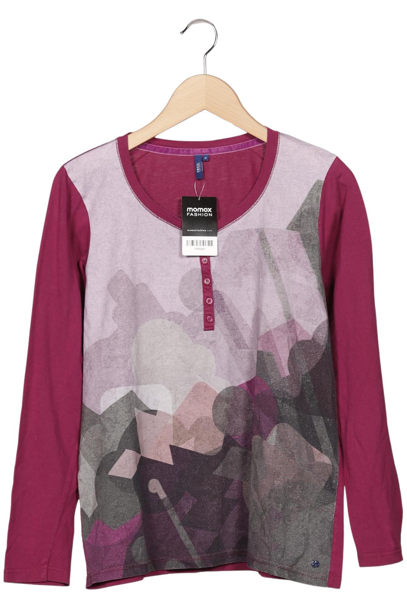 

Cecil Damen Langarmshirt, pink, Gr. 38