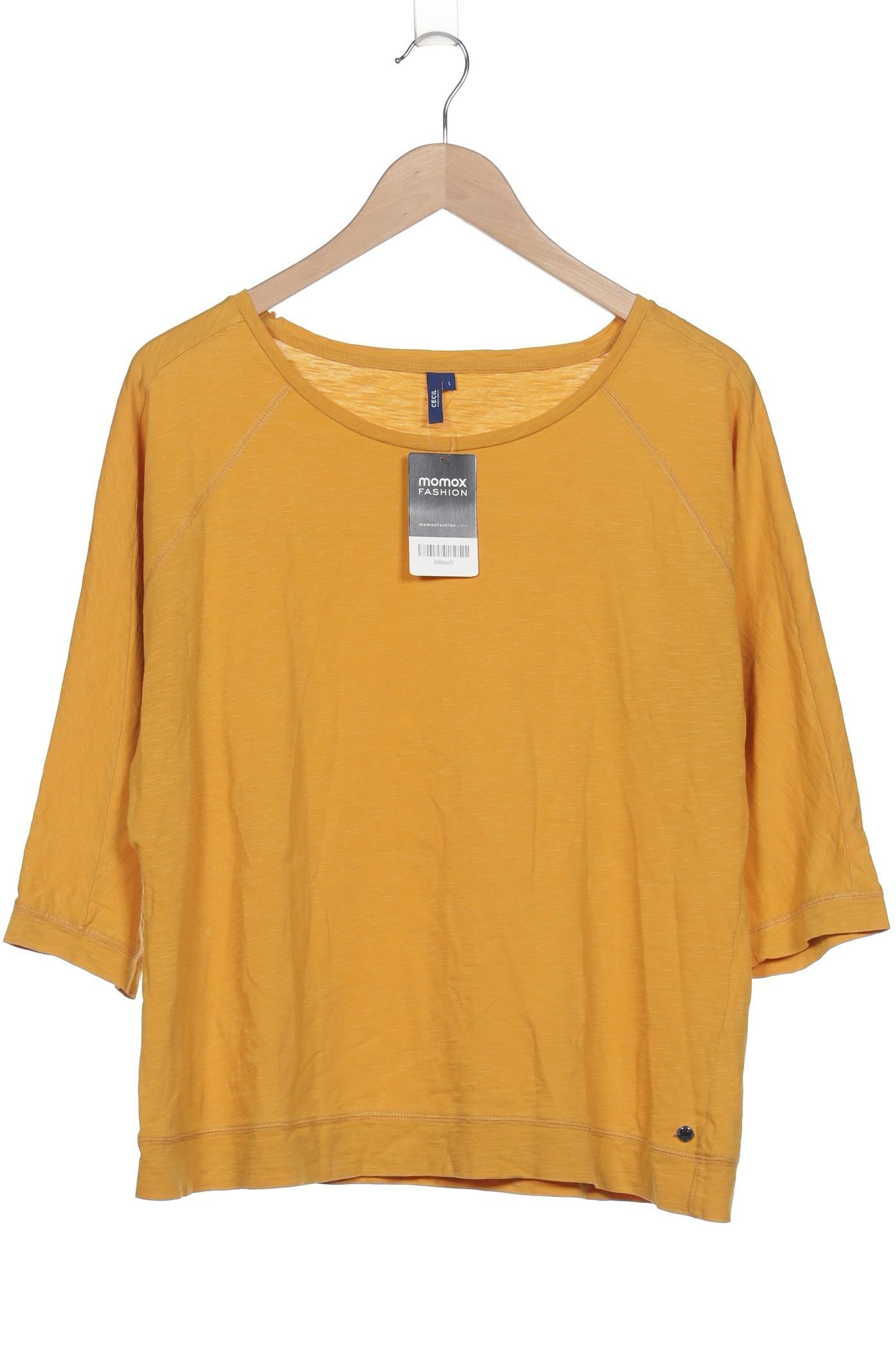 

Cecil Damen Langarmshirt, orange, Gr. 42