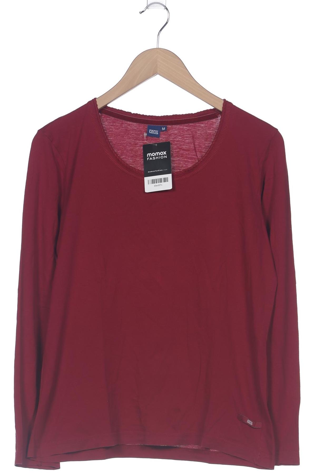 

Cecil Damen Langarmshirt, bordeaux, Gr. 38