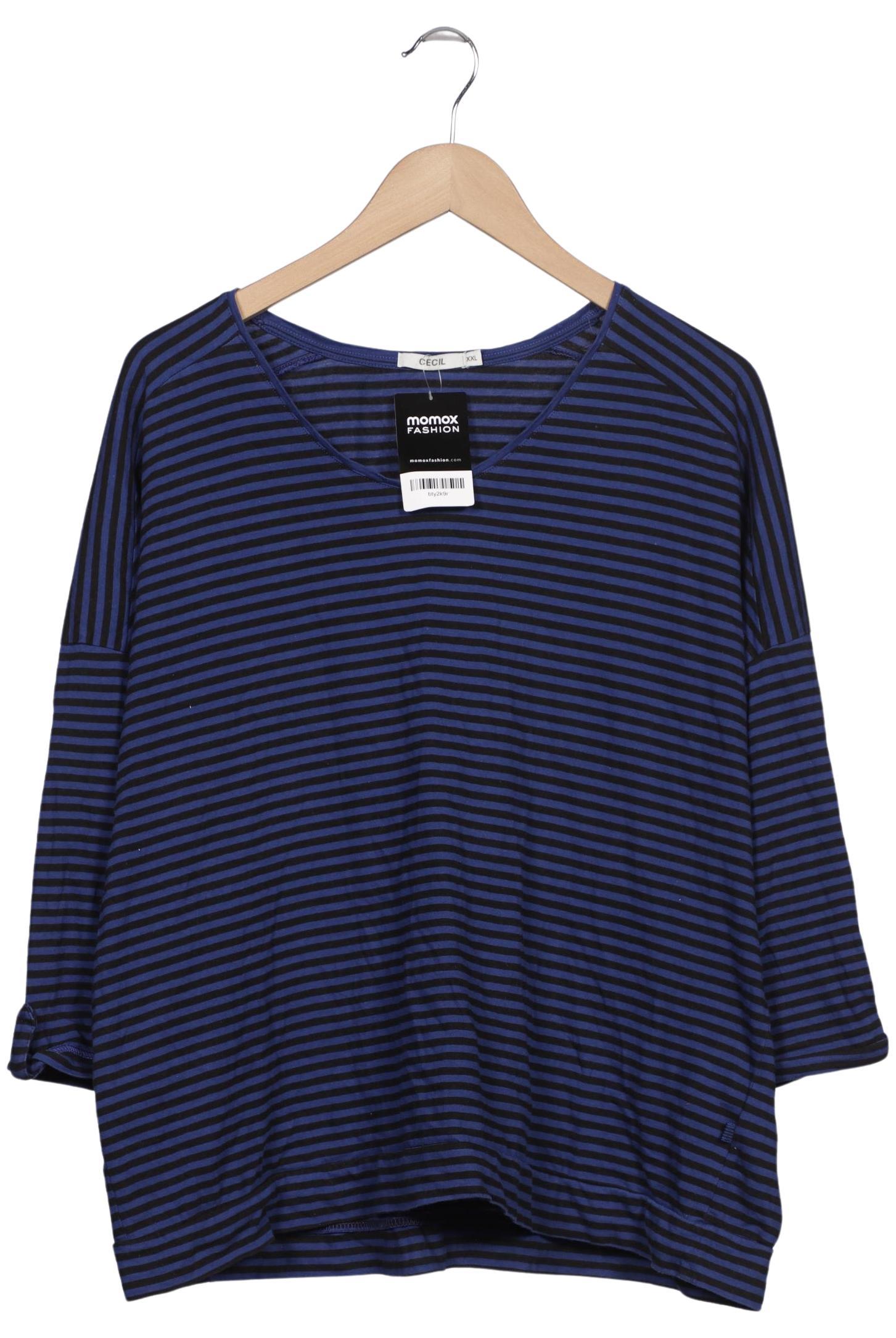 

Cecil Damen Langarmshirt, marineblau, Gr. 46