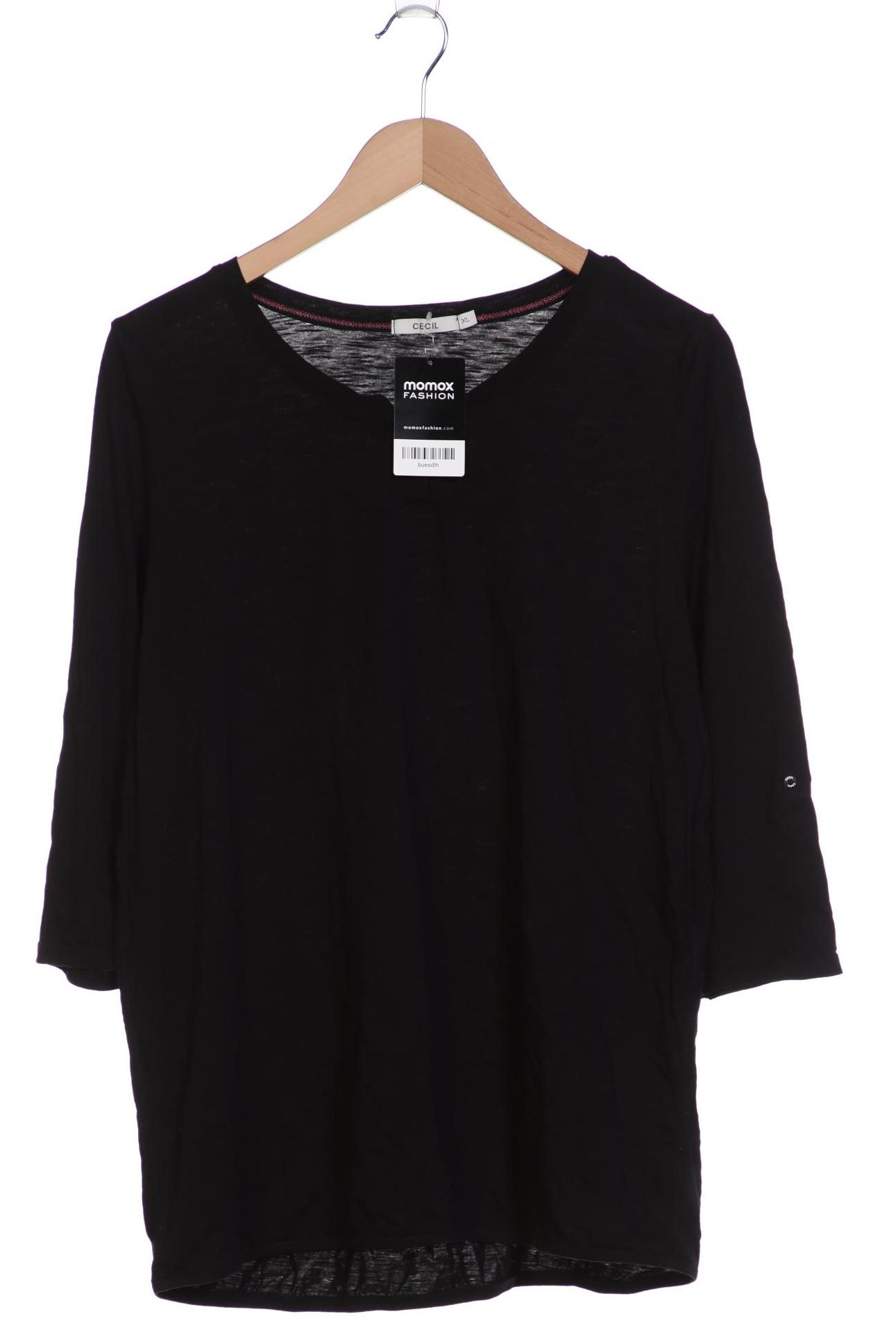 

Cecil Damen Langarmshirt, schwarz, Gr. 44