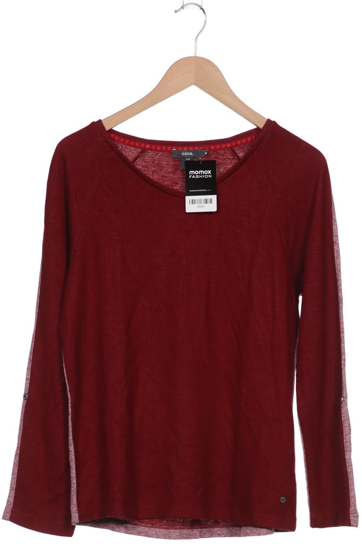 

Cecil Damen Langarmshirt, bordeaux, Gr. 36