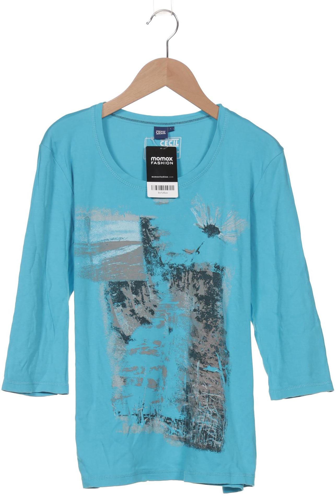 

Cecil Damen Langarmshirt, blau, Gr. 42