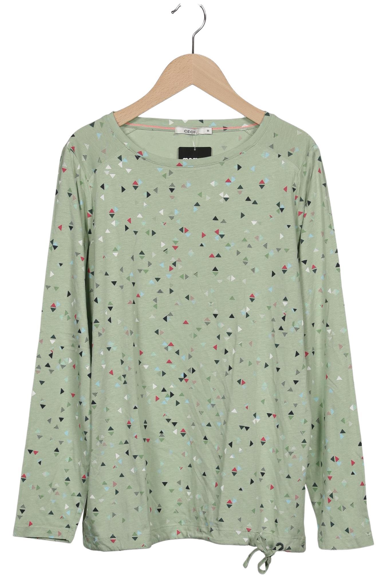 

Cecil Damen Langarmshirt, grün, Gr. 38