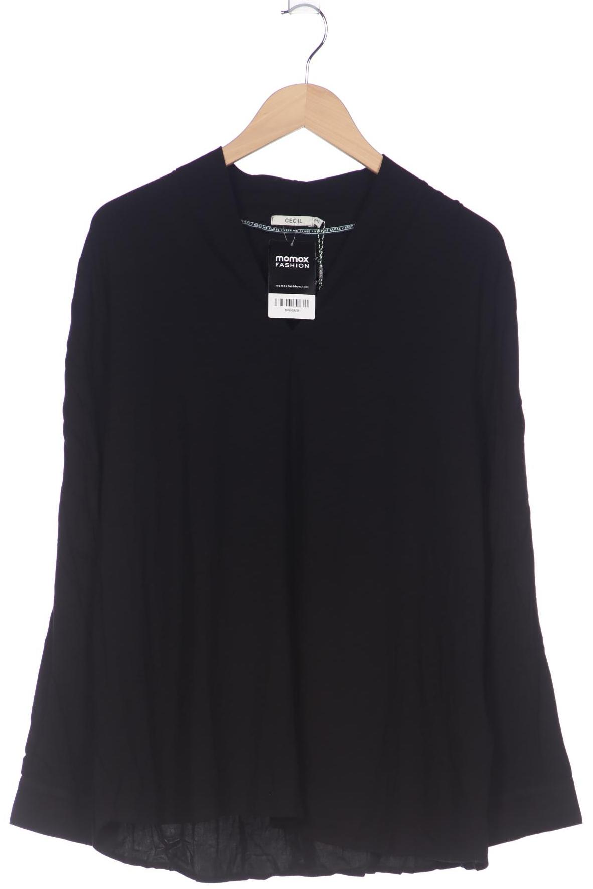 

Cecil Damen Langarmshirt, schwarz, Gr. 46