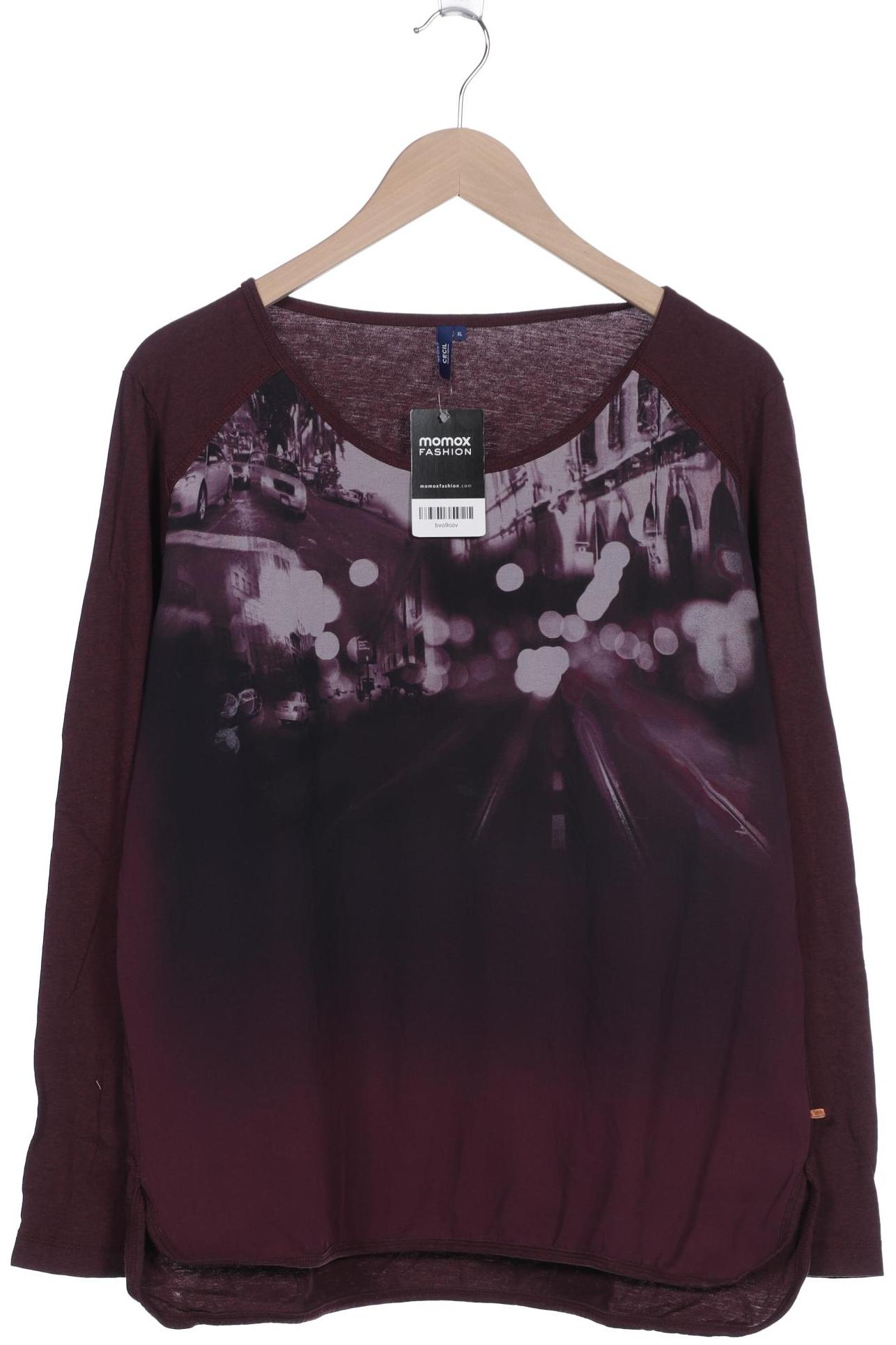 

CECIL Damen Langarmshirt, bordeaux