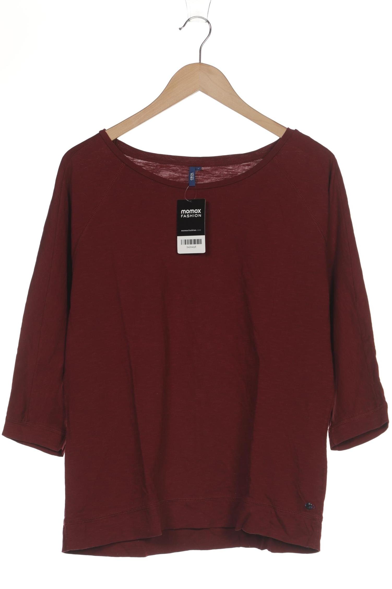 

Cecil Damen Langarmshirt, bordeaux, Gr. 42