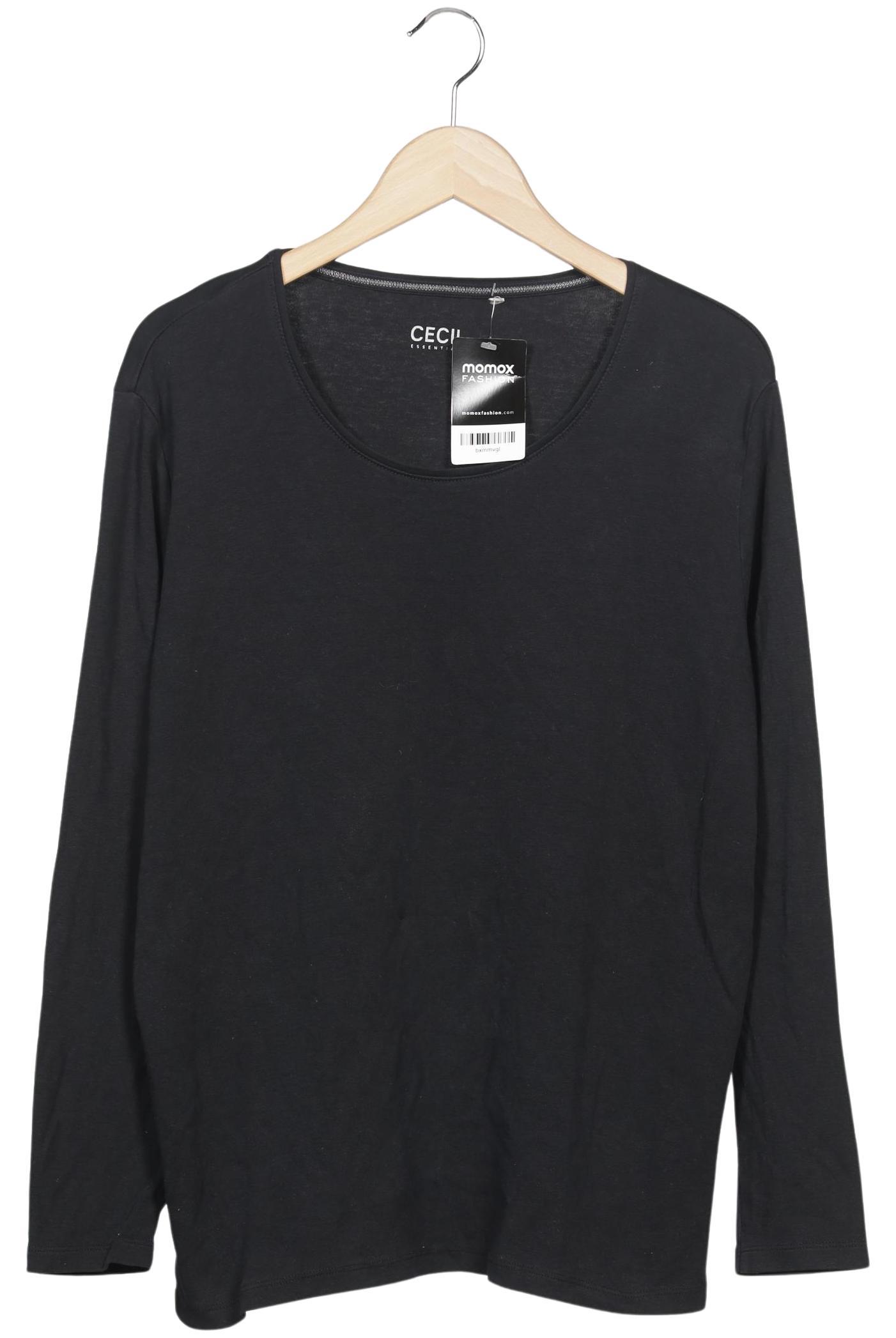 

Cecil Damen Langarmshirt, schwarz, Gr. 46