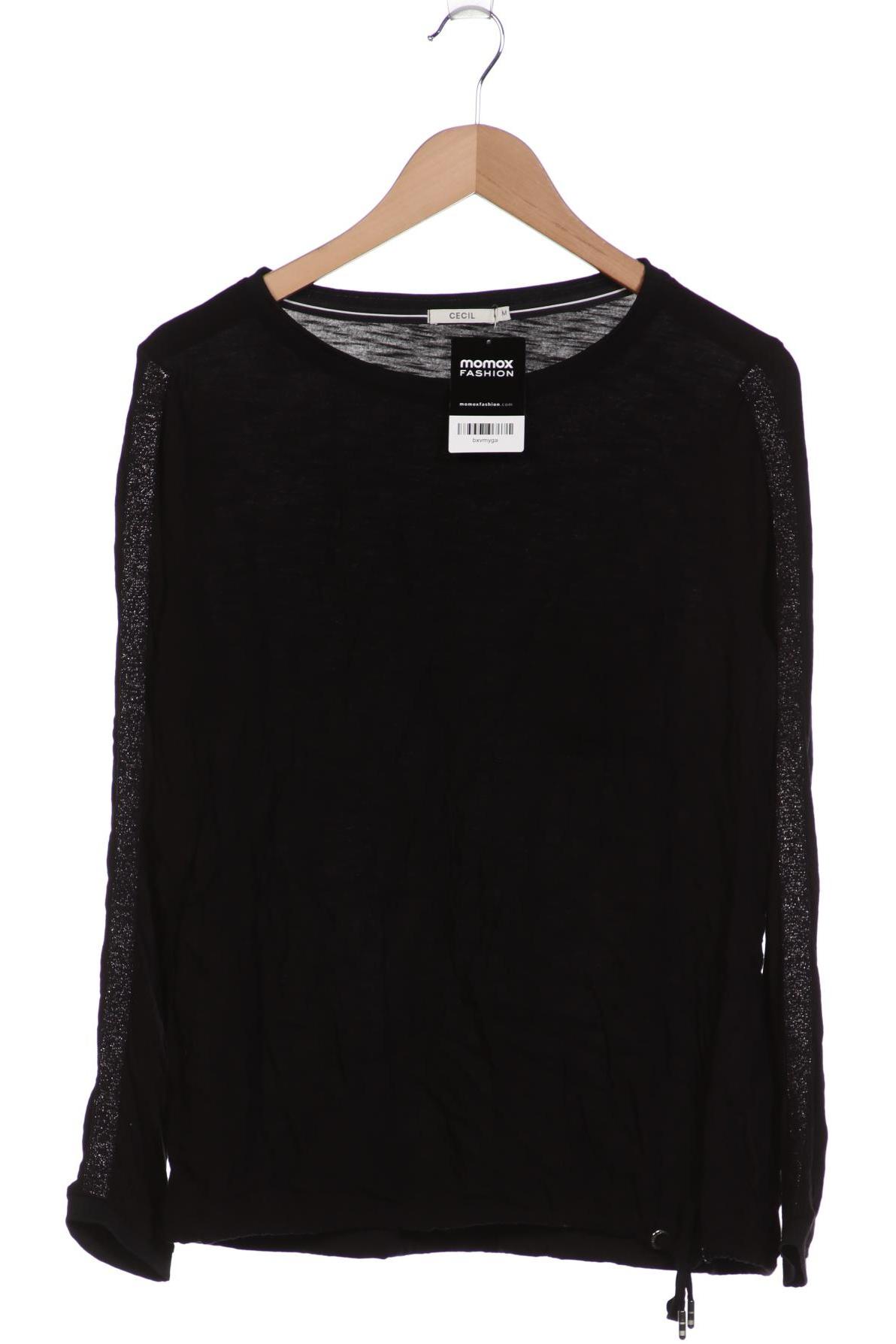 

Cecil Damen Langarmshirt, schwarz, Gr. 38