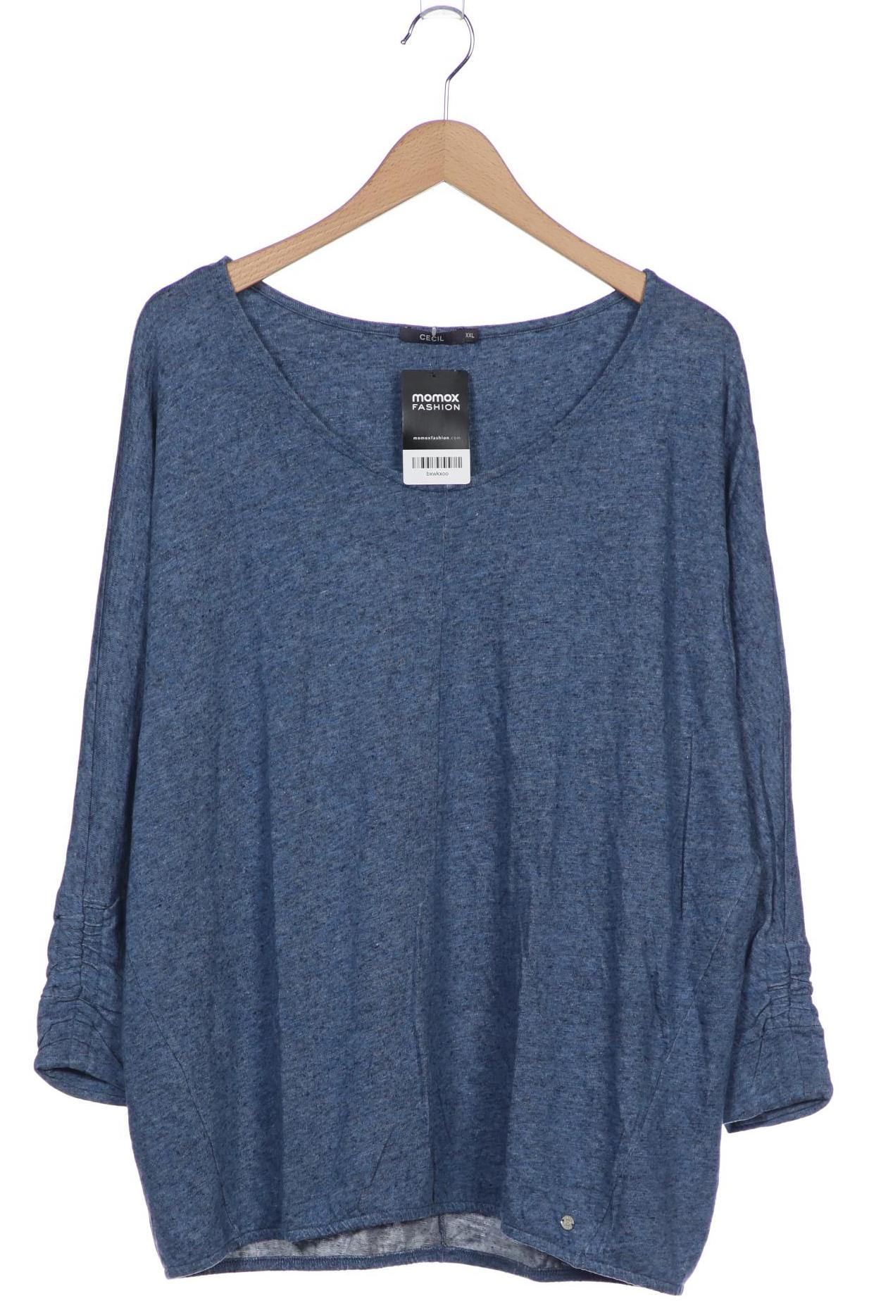

Cecil Damen Langarmshirt, blau, Gr. 46