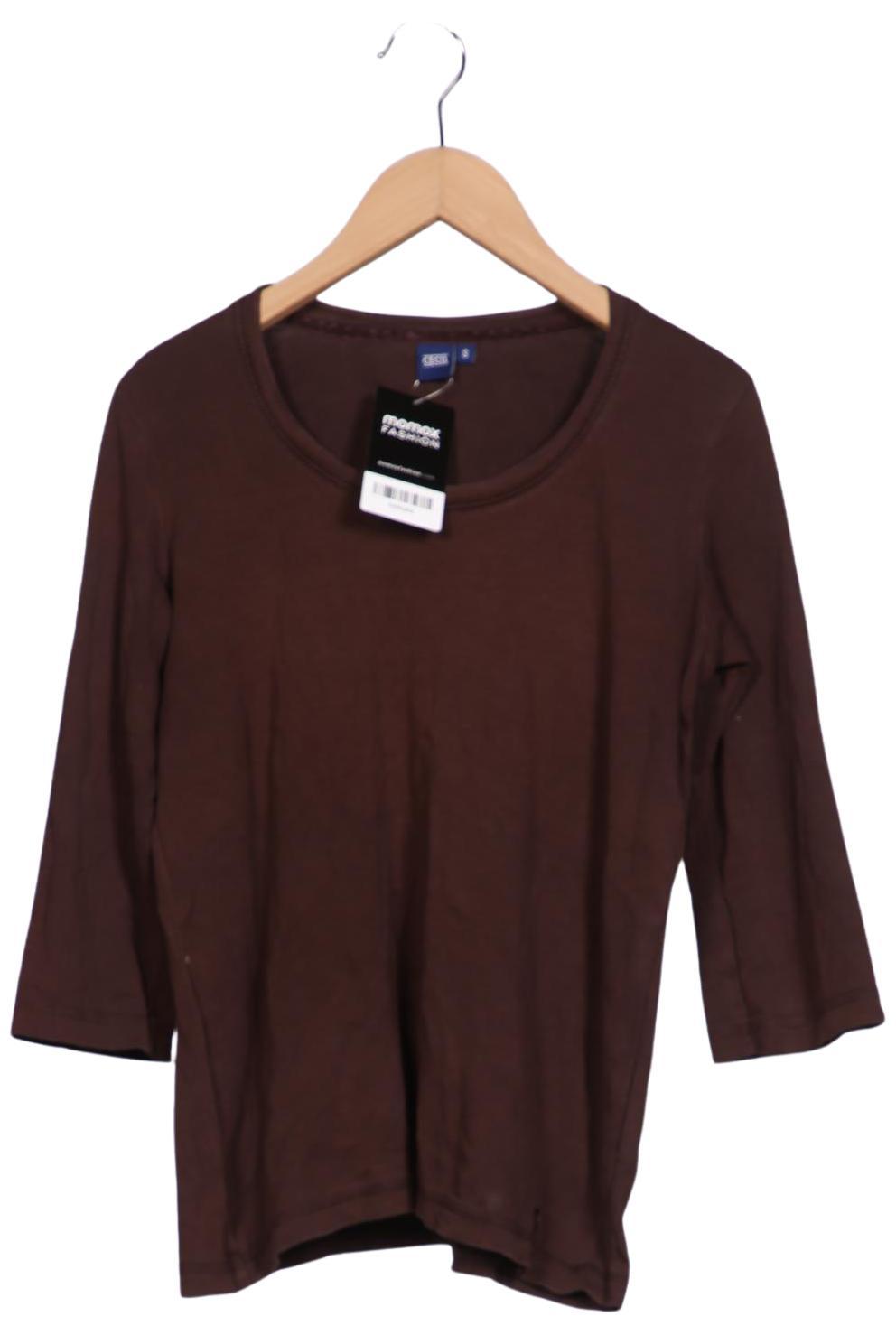 

Cecil Damen Langarmshirt, braun, Gr. 36
