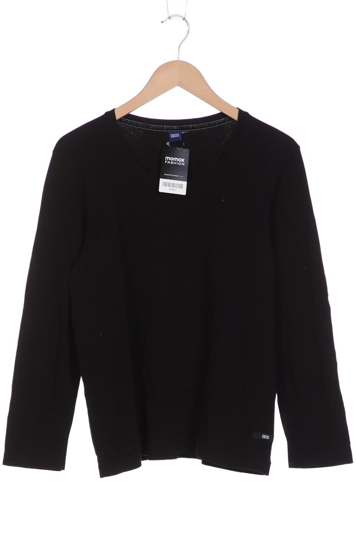

CECIL Damen Langarmshirt, schwarz