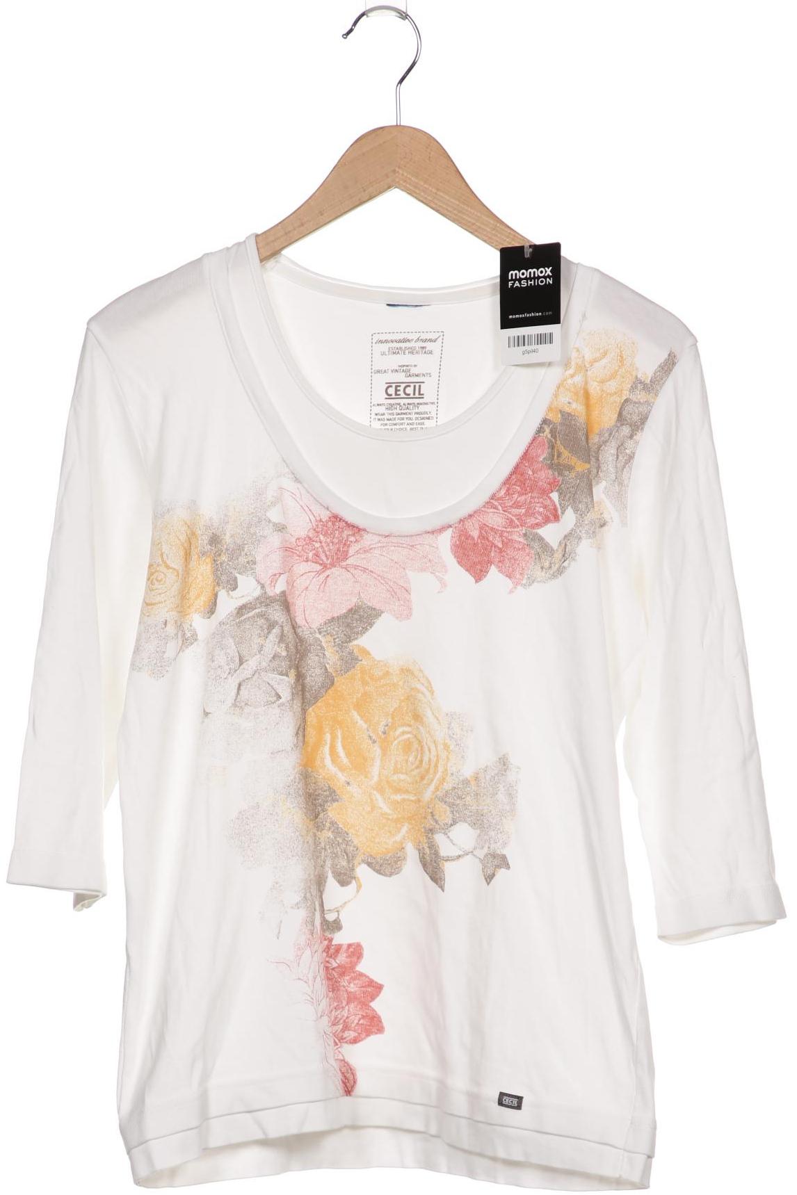 

CECIL Damen Langarmshirt, cremeweiß