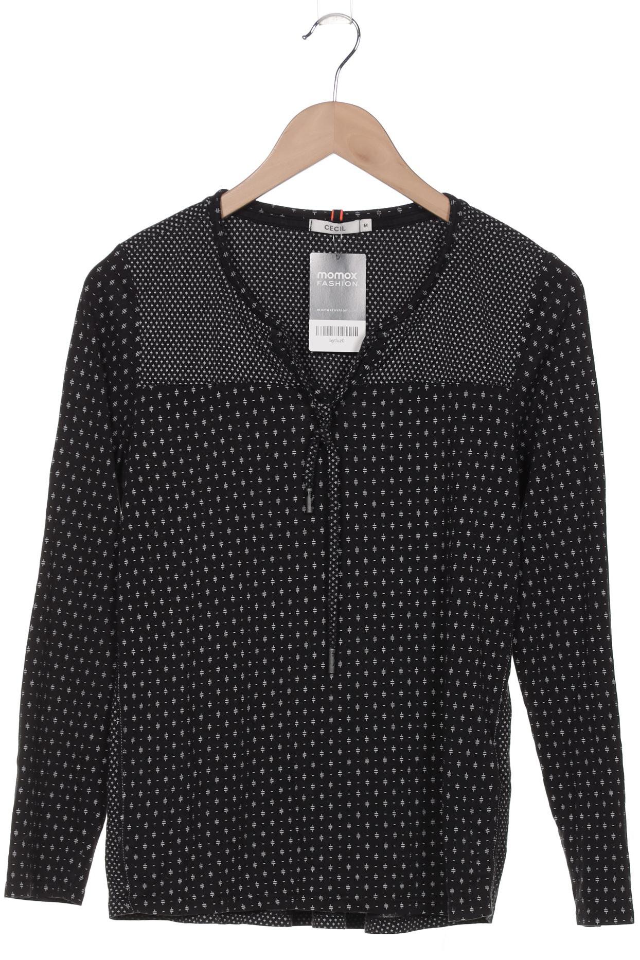 

Cecil Damen Langarmshirt, schwarz, Gr. 38