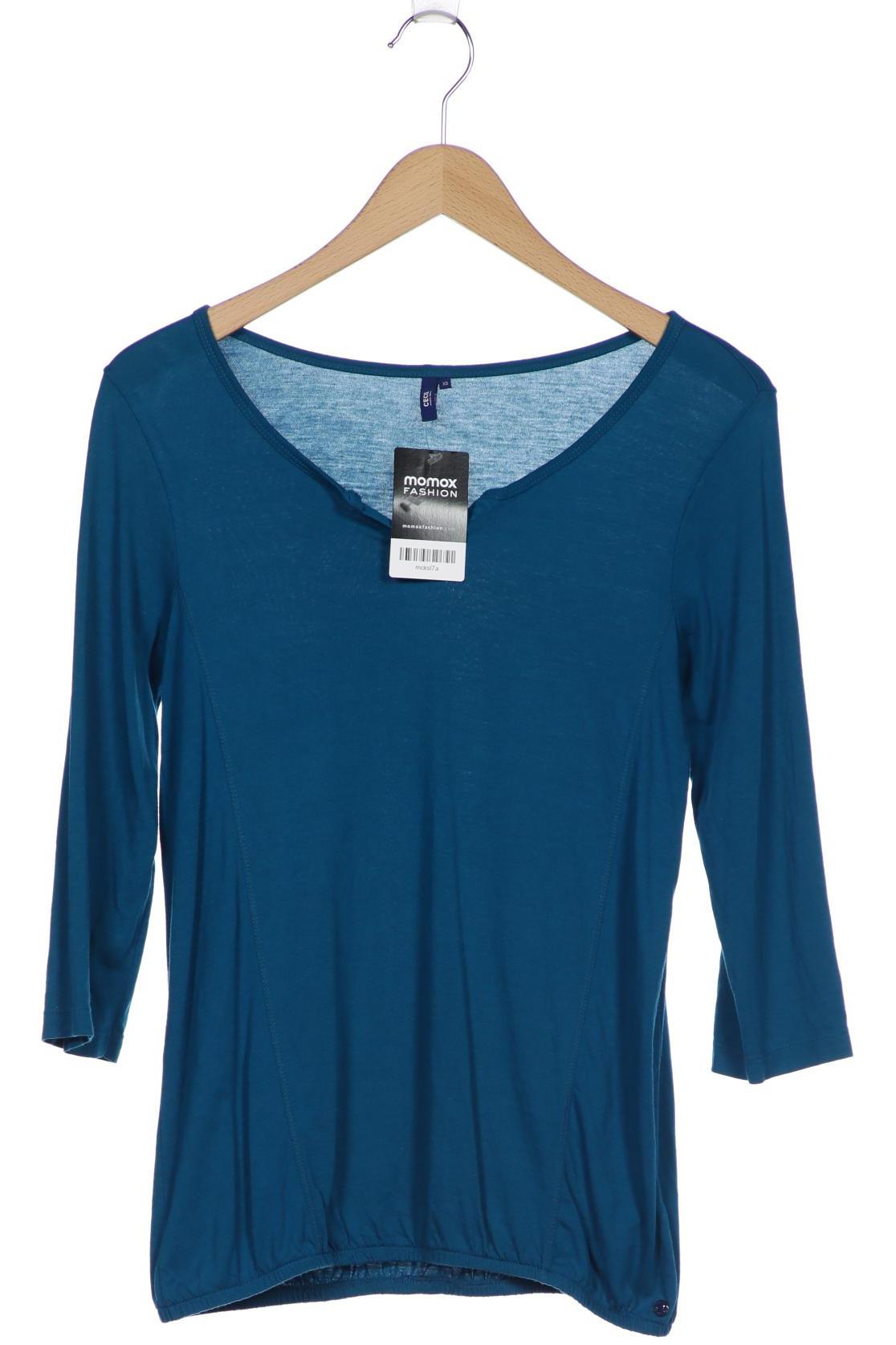 

Cecil Damen Langarmshirt, blau, Gr. 34