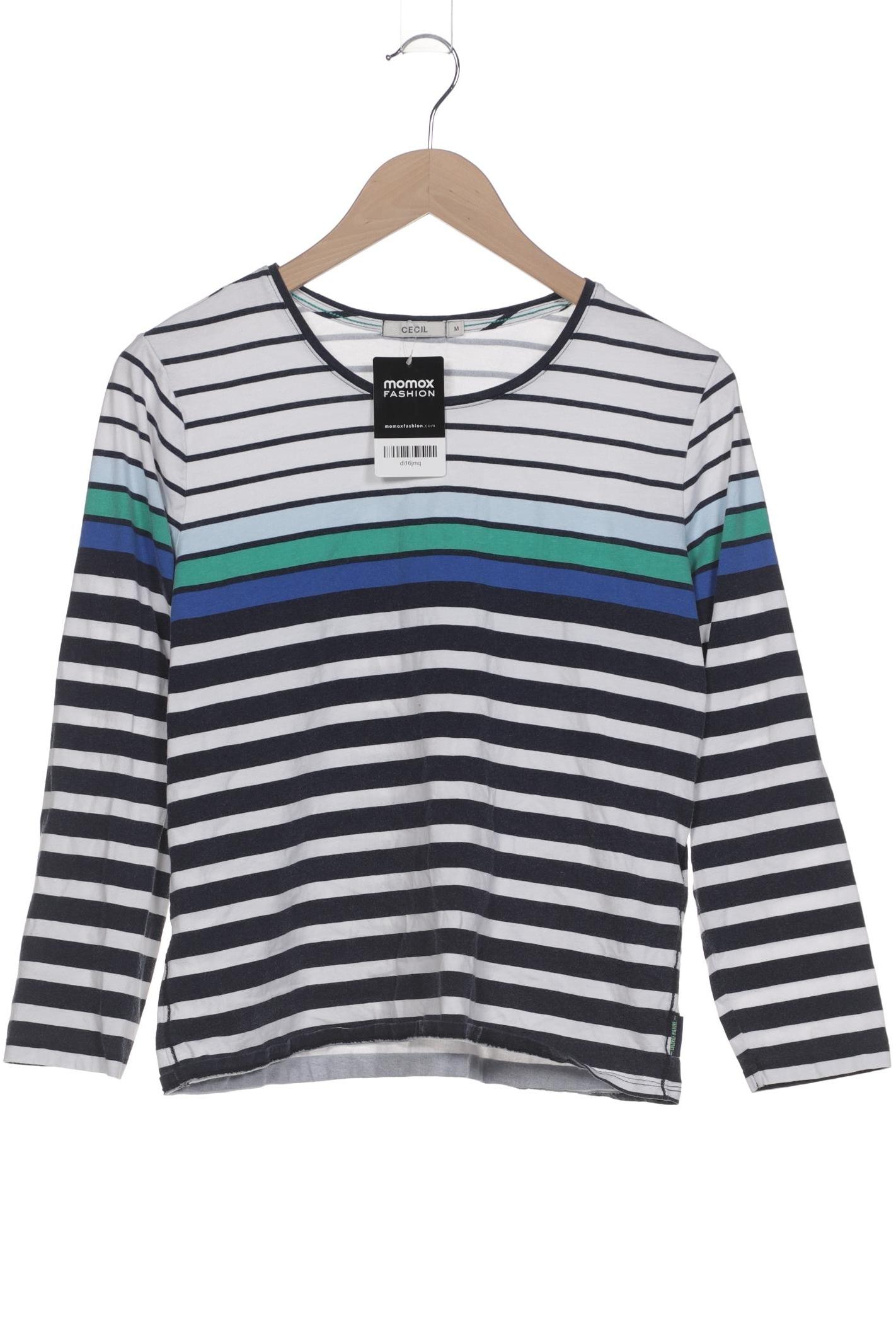 

Cecil Damen Langarmshirt, blau, Gr. 38