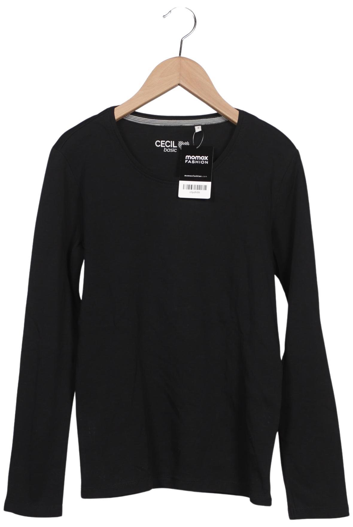 

Cecil Damen Langarmshirt, schwarz, Gr. 36