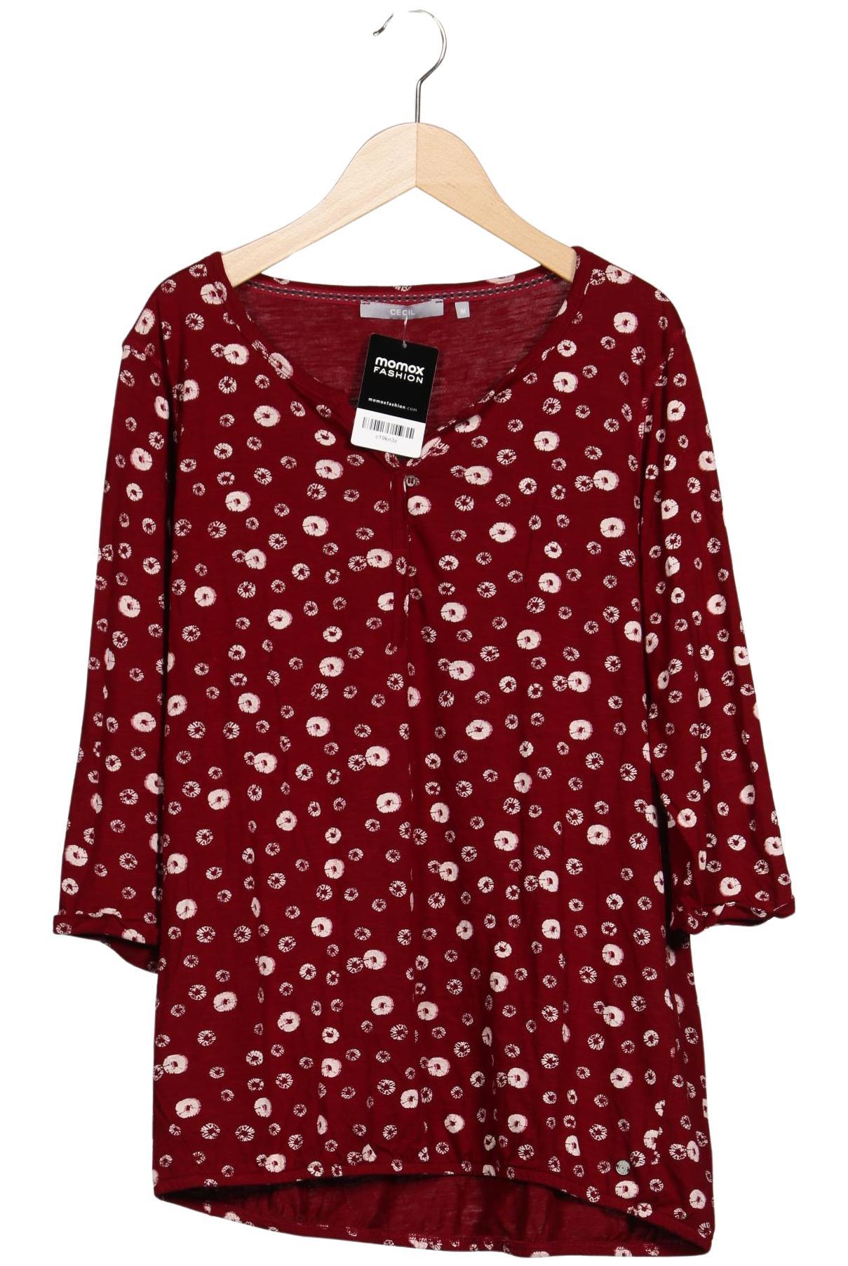 

Cecil Damen Langarmshirt, bordeaux, Gr. 64