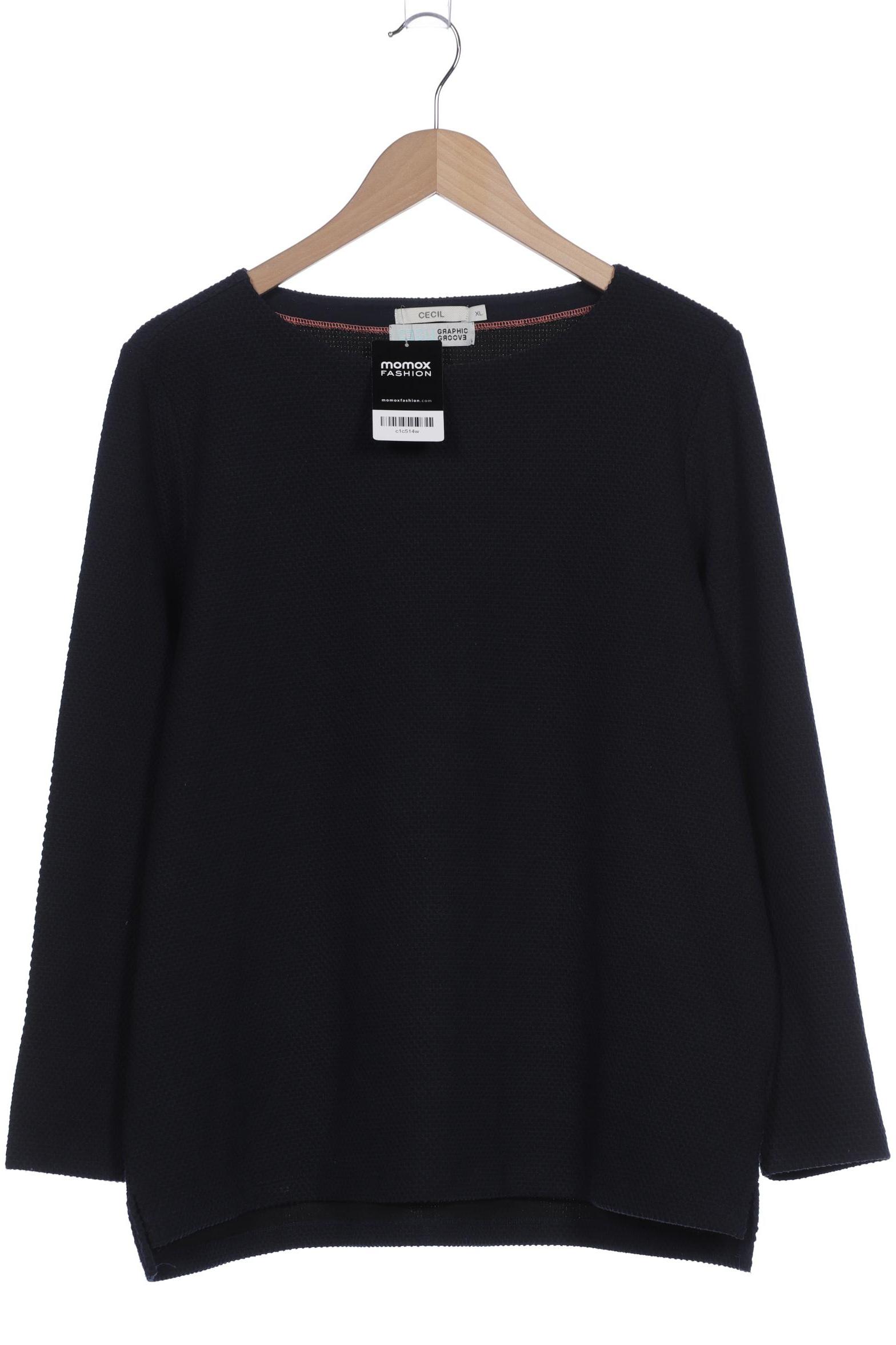 

Cecil Damen Langarmshirt, marineblau, Gr. 44