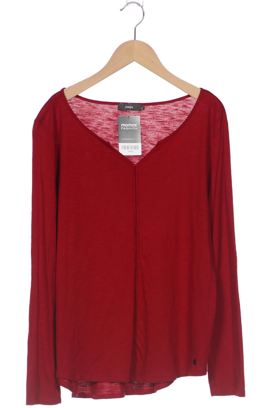 

Cecil Damen Langarmshirt, bordeaux, Gr. 42