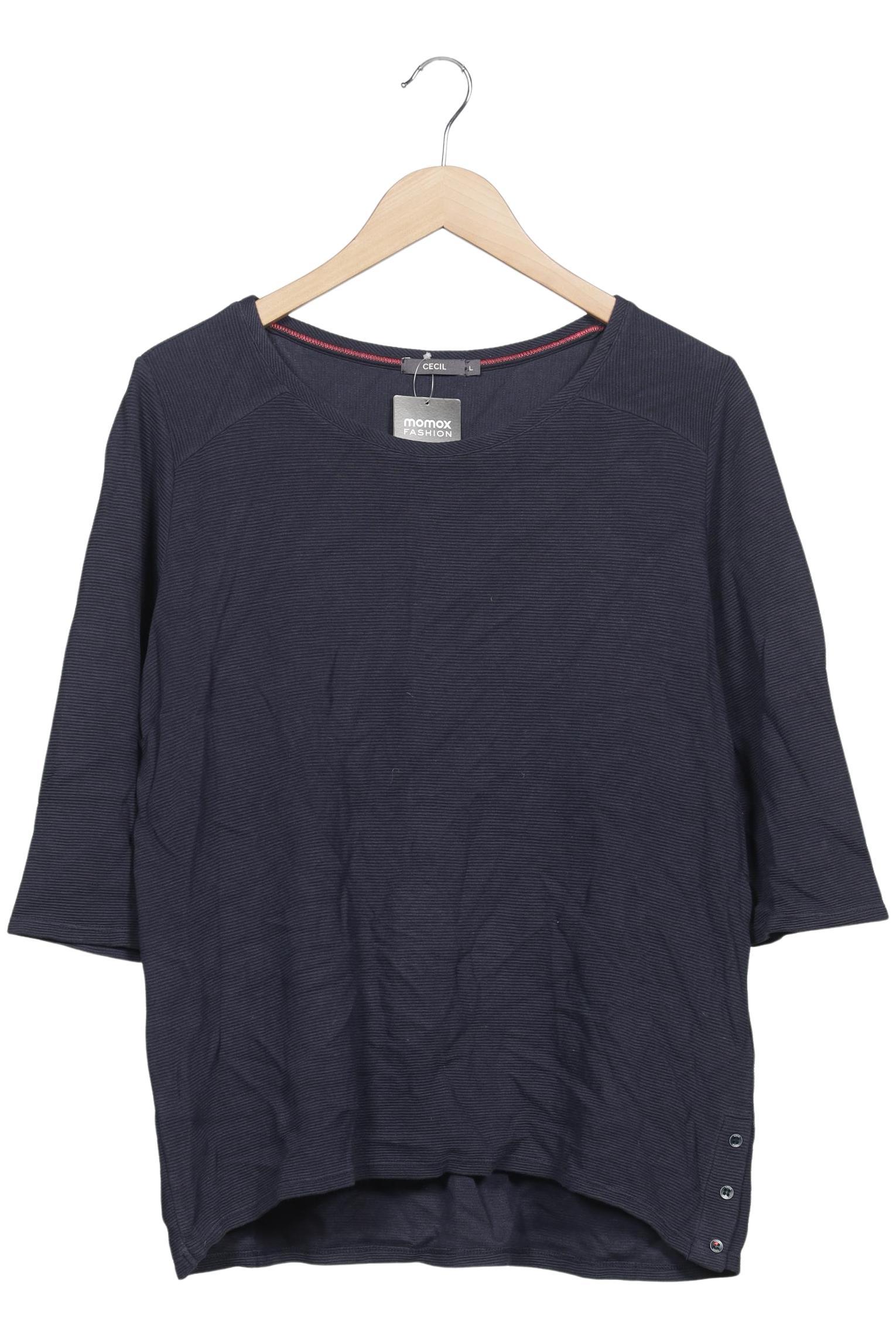 

Cecil Damen Langarmshirt, marineblau, Gr. 42