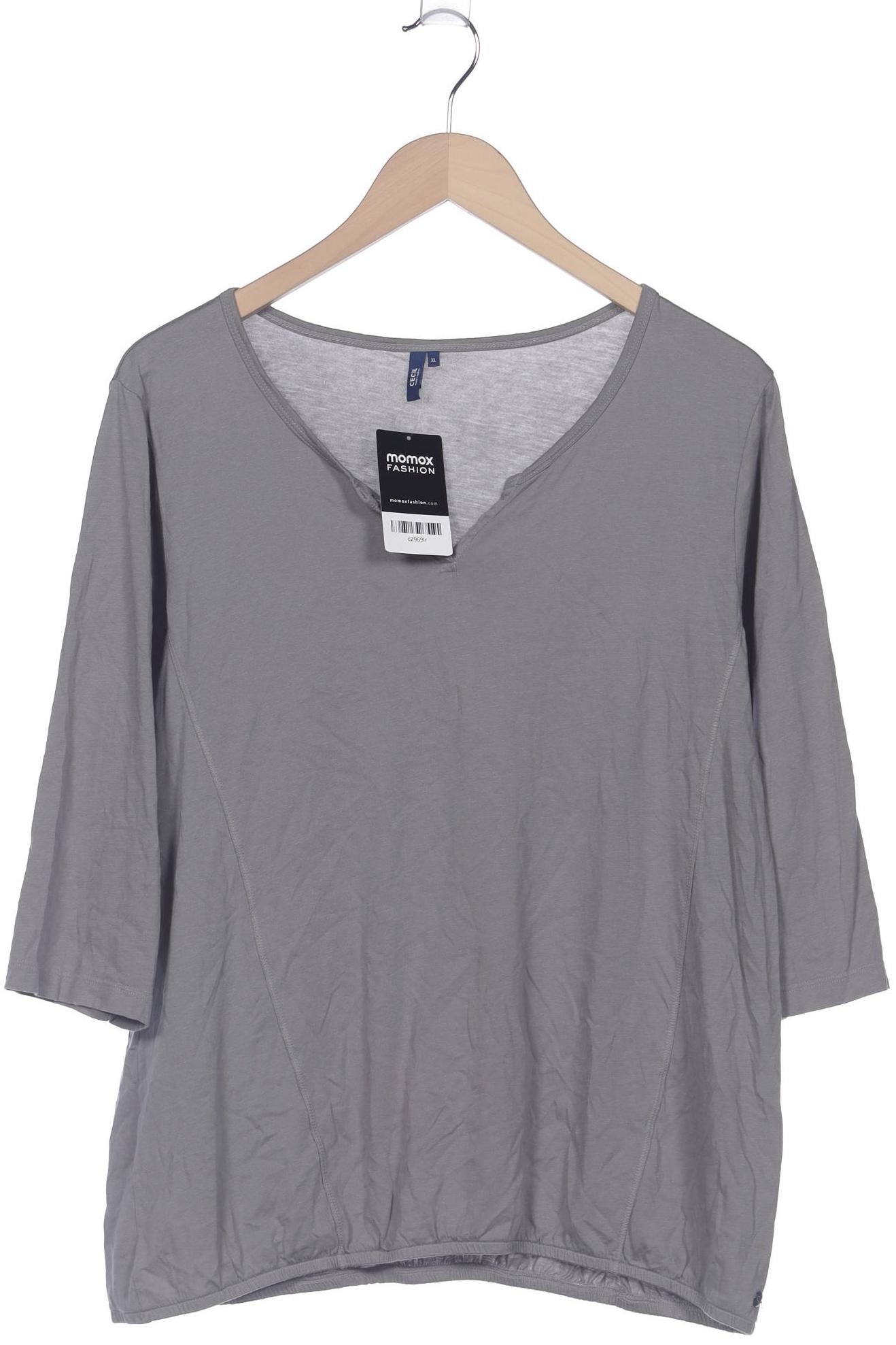 

Cecil Damen Langarmshirt, grau, Gr. 44