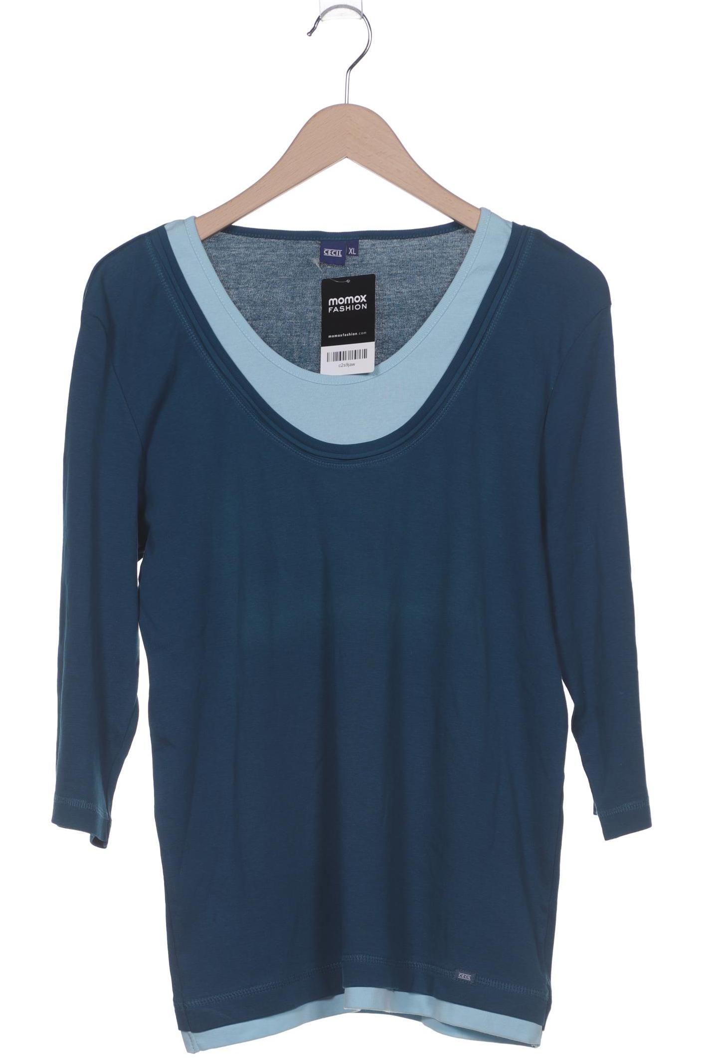 

Cecil Damen Langarmshirt, blau, Gr. 44