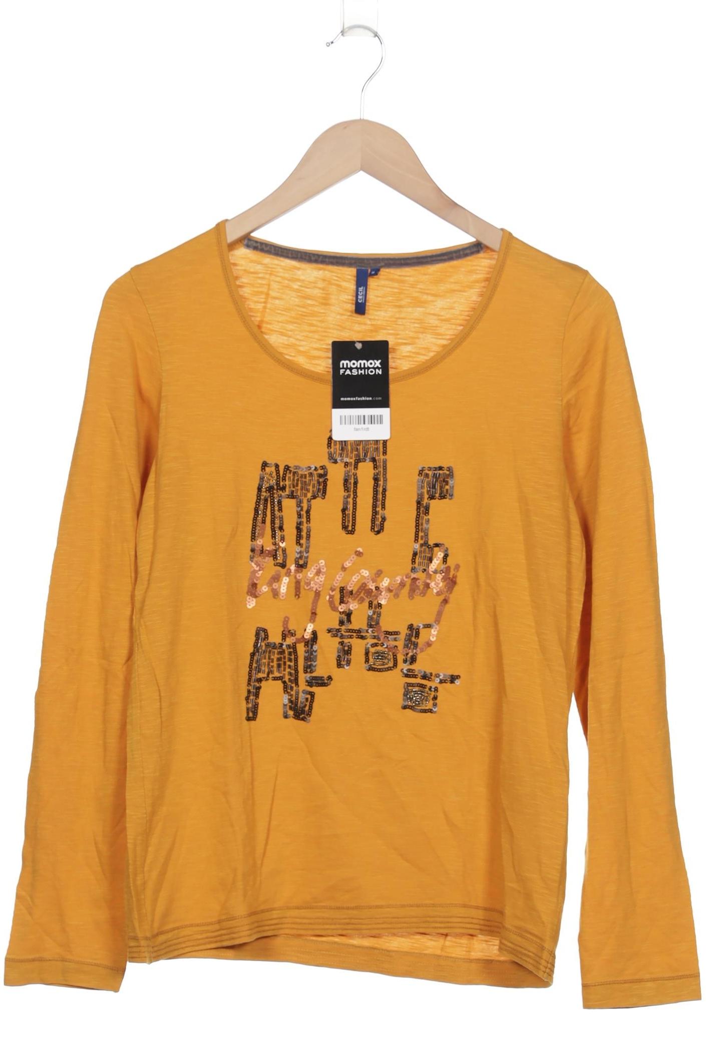 

Cecil Damen Langarmshirt, orange, Gr. 38