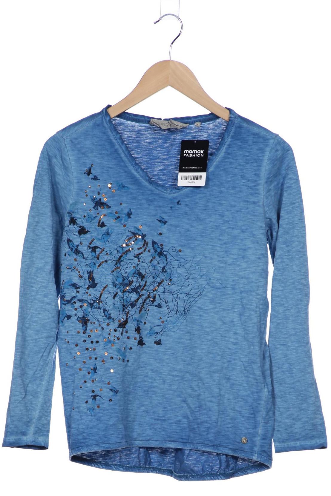 

Cecil Damen Langarmshirt, blau, Gr. 36
