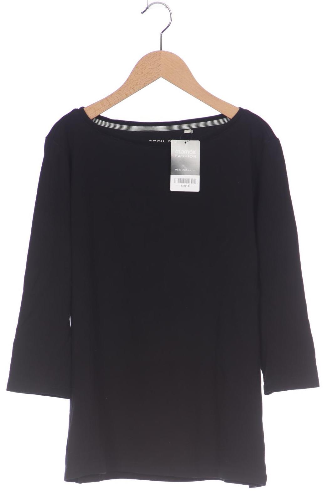 

Cecil Damen Langarmshirt, schwarz, Gr. 42