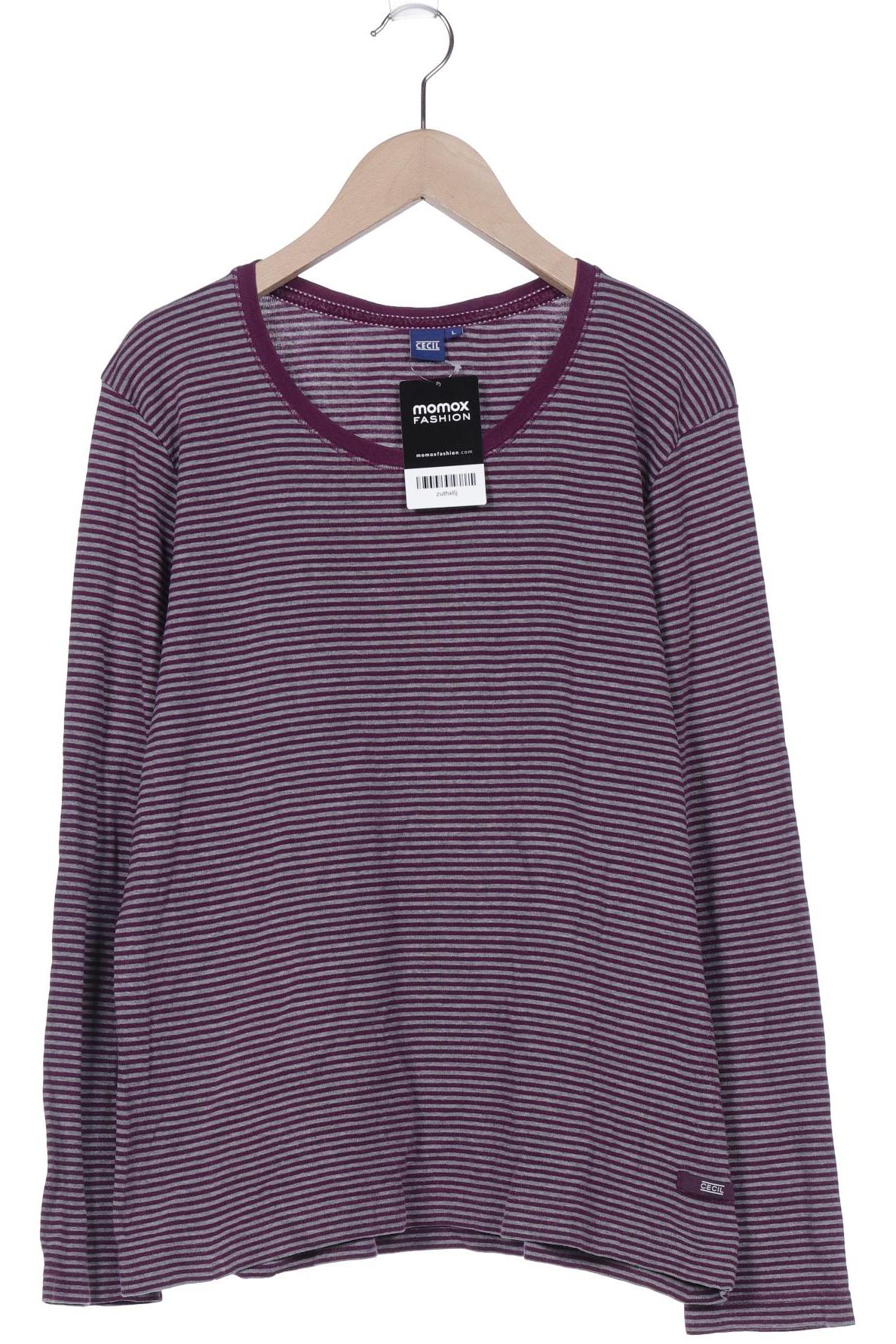 

Cecil Damen Langarmshirt, grau, Gr. 42