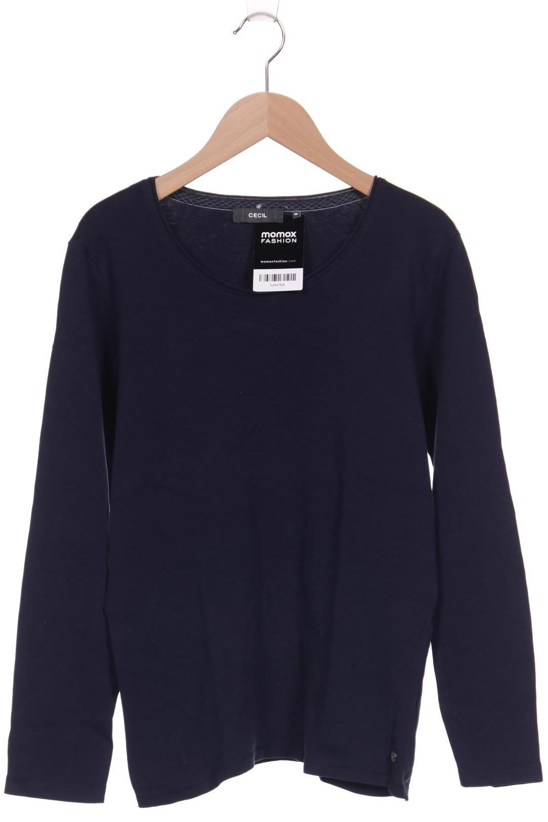 

Cecil Damen Langarmshirt, marineblau, Gr. 38