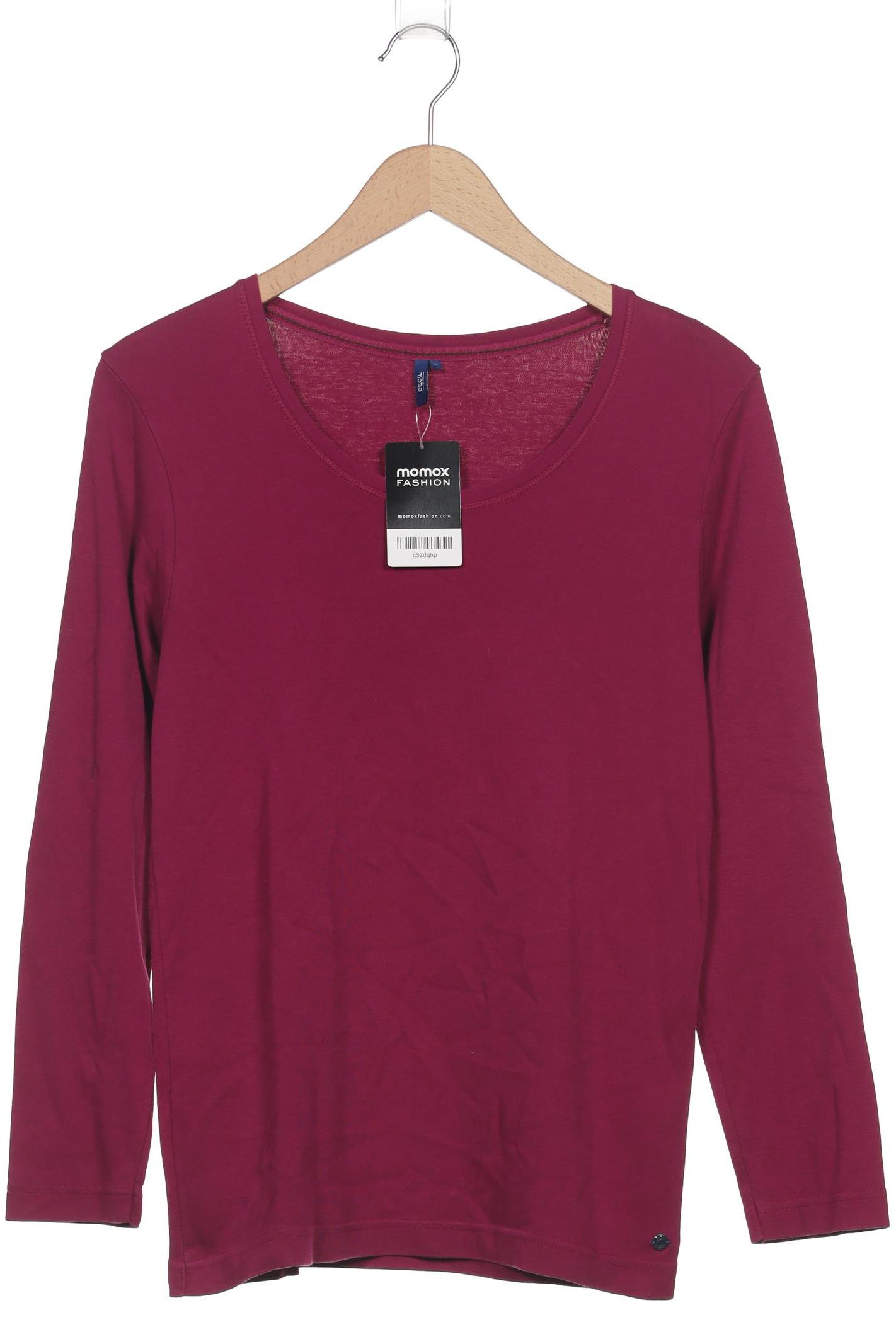 

Cecil Damen Langarmshirt, pink, Gr. 42