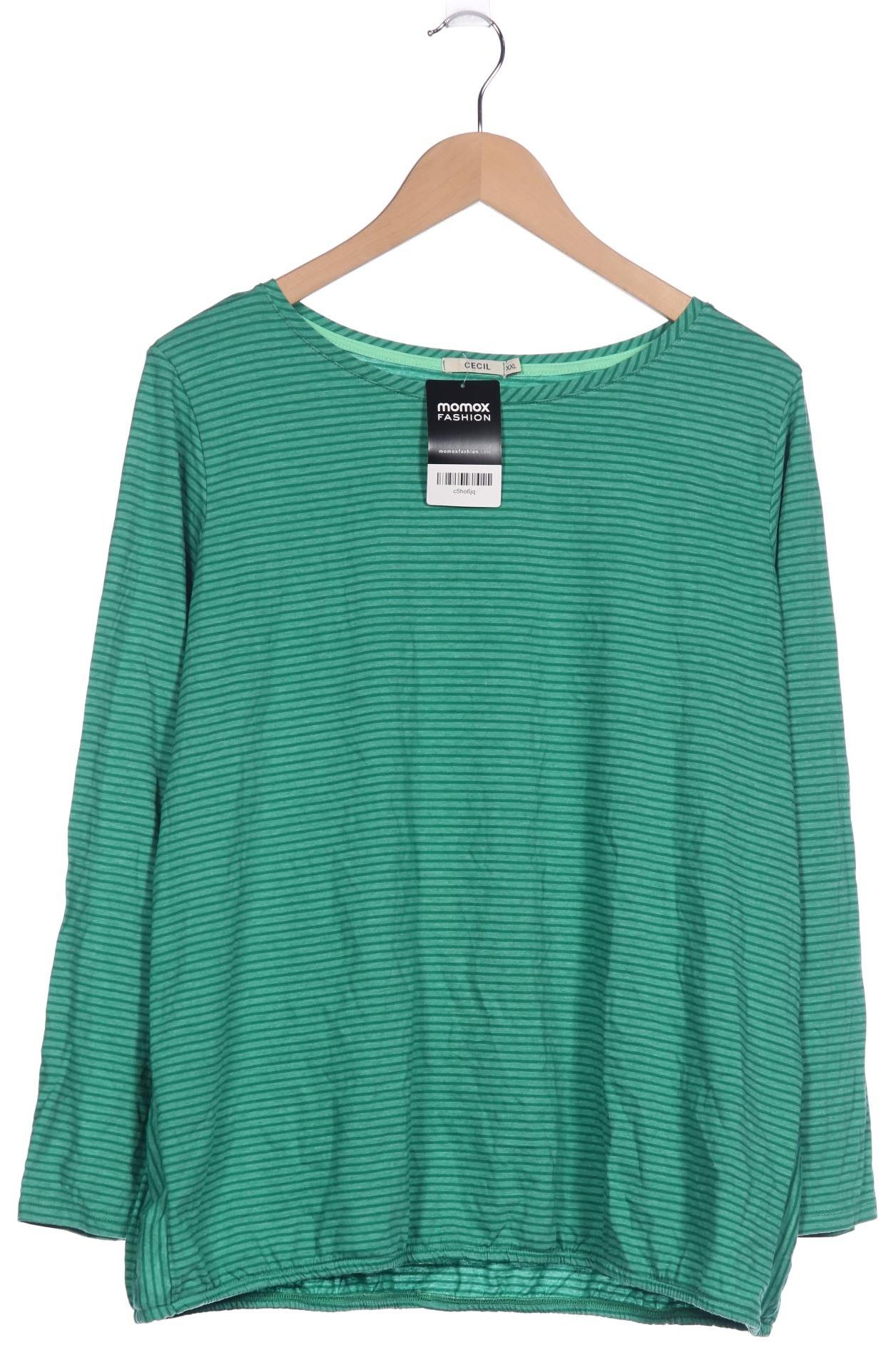 

Cecil Damen Langarmshirt, grün, Gr. 46