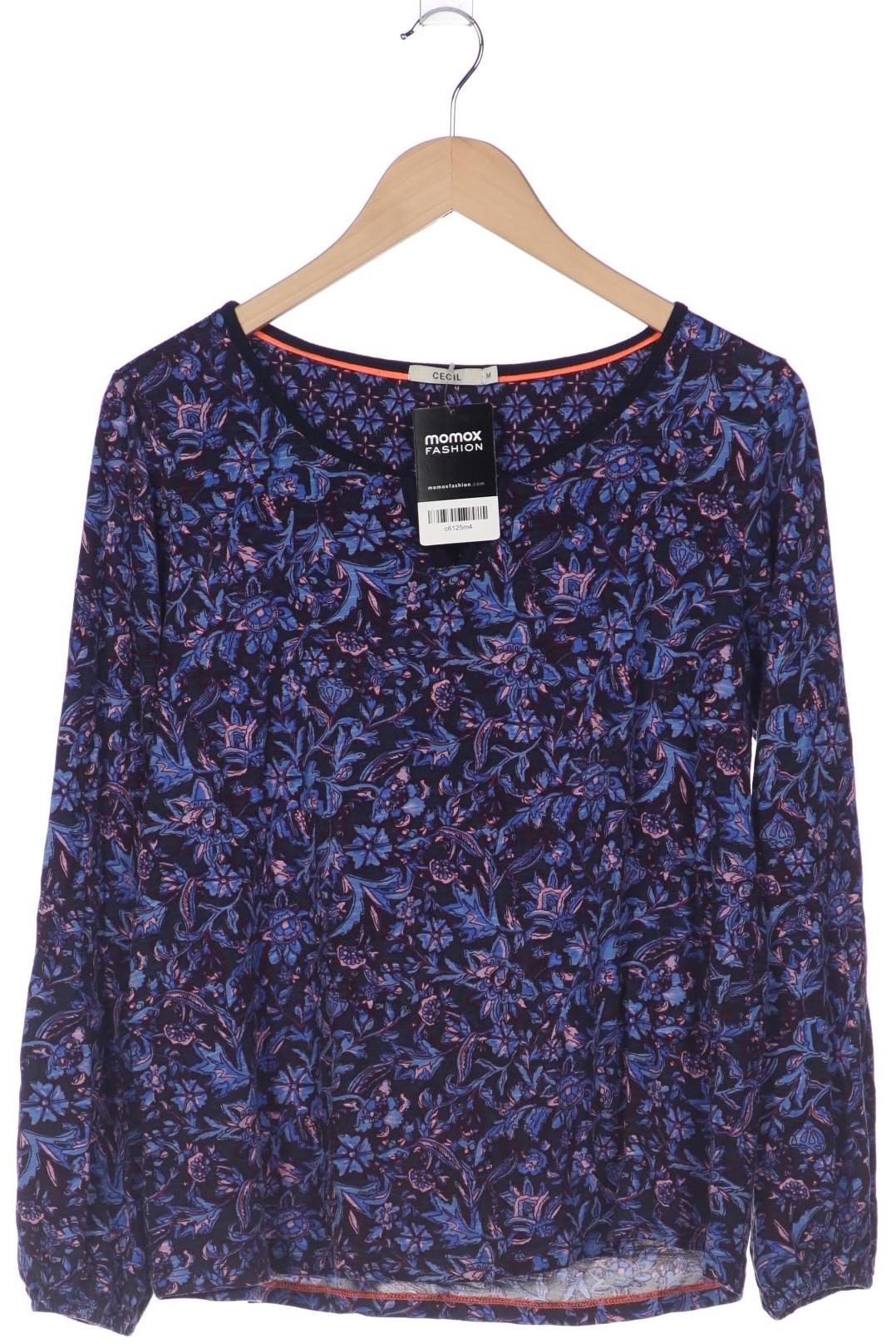 

Cecil Damen Langarmshirt, marineblau, Gr. 38