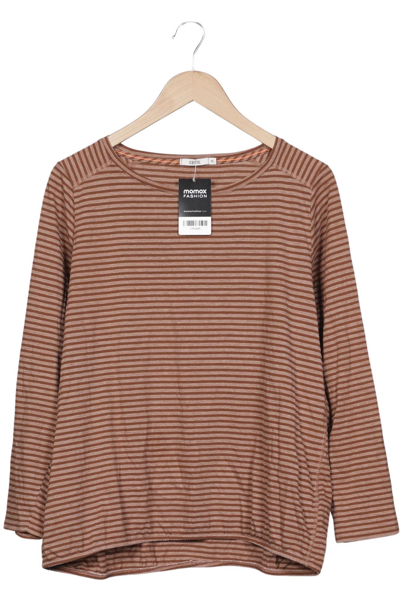 

Cecil Damen Langarmshirt, braun, Gr. 44