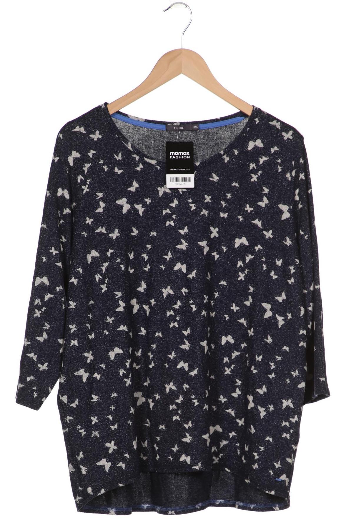 

CECIL Damen Langarmshirt, marineblau
