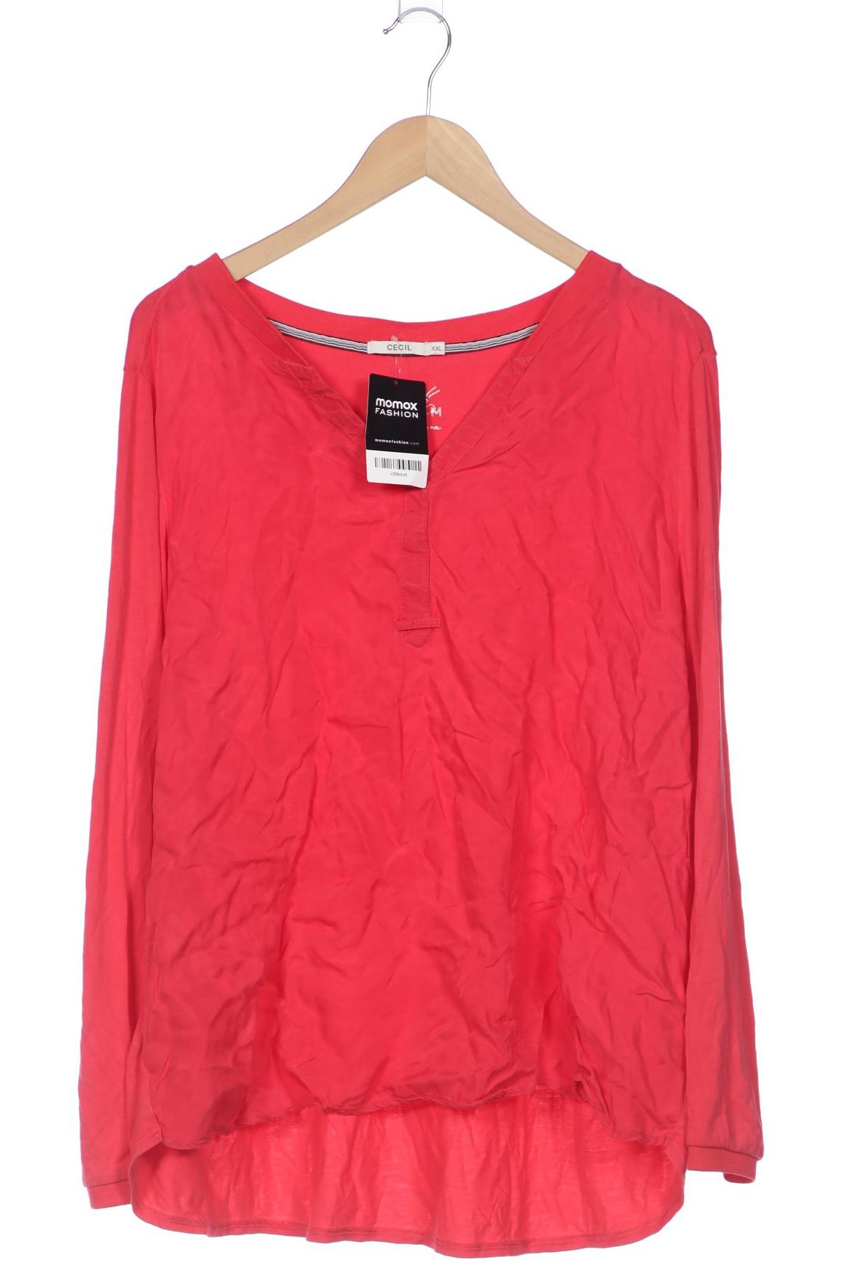 

Cecil Damen Langarmshirt, pink, Gr. 46