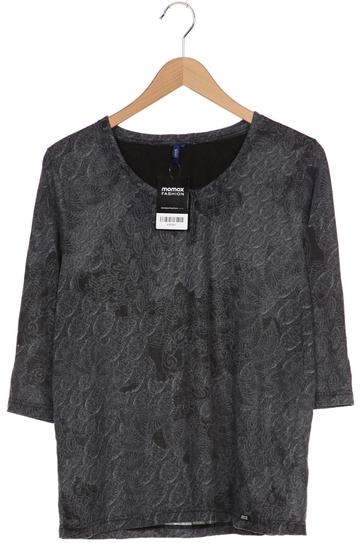 

Cecil Damen Langarmshirt, grau, Gr. 42