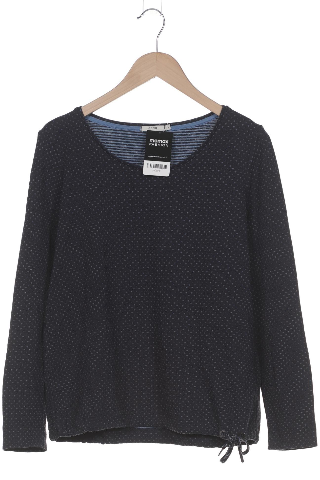 

Cecil Damen Langarmshirt, marineblau, Gr. 38