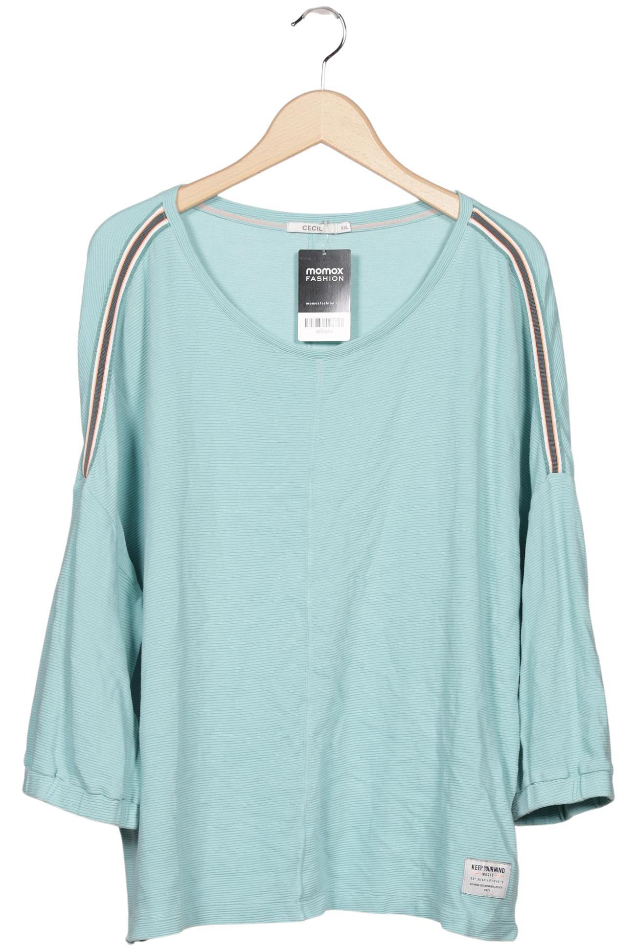 

Cecil Damen Langarmshirt, hellblau, Gr. 46