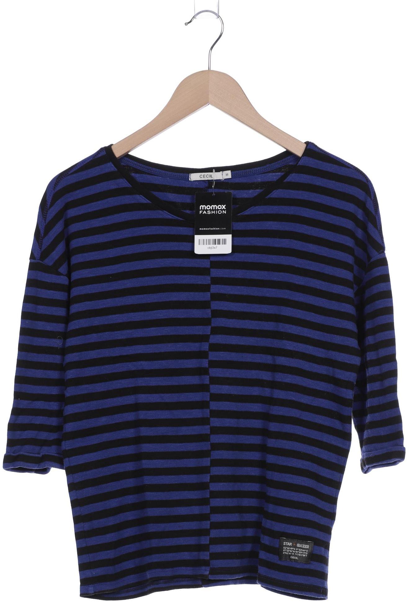 

Cecil Damen Langarmshirt, marineblau, Gr. 38