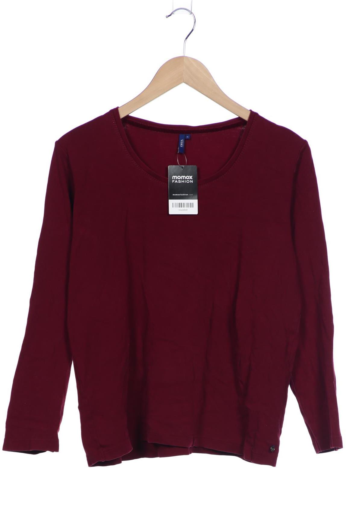 

Cecil Damen Langarmshirt, bordeaux, Gr. 44