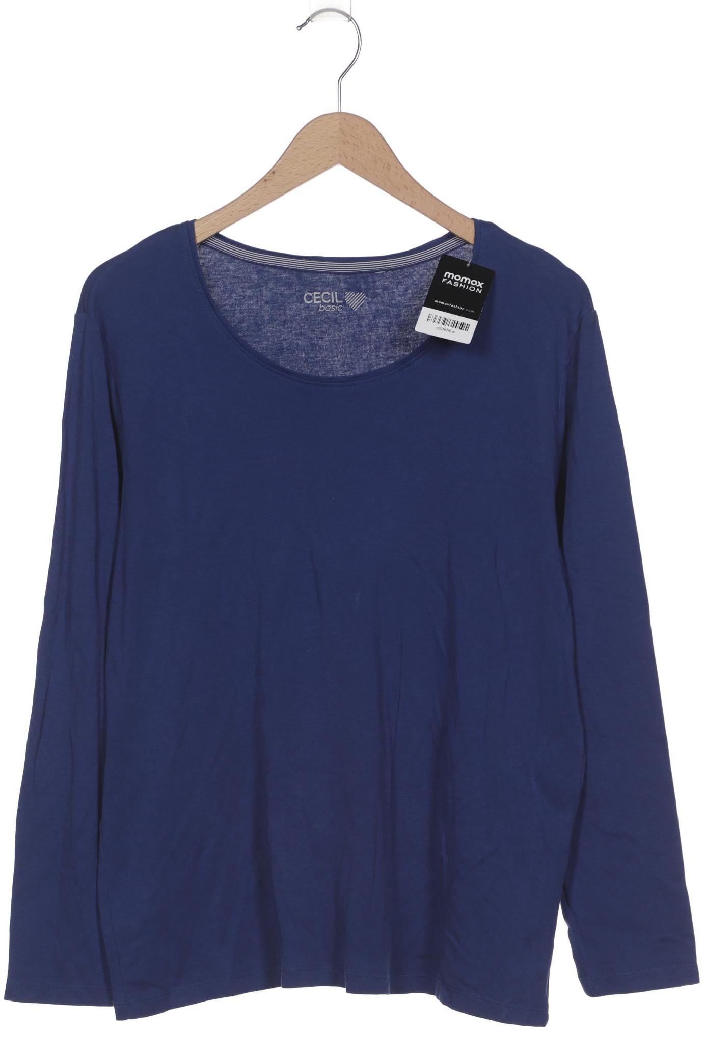 

Cecil Damen Langarmshirt, blau, Gr. 46