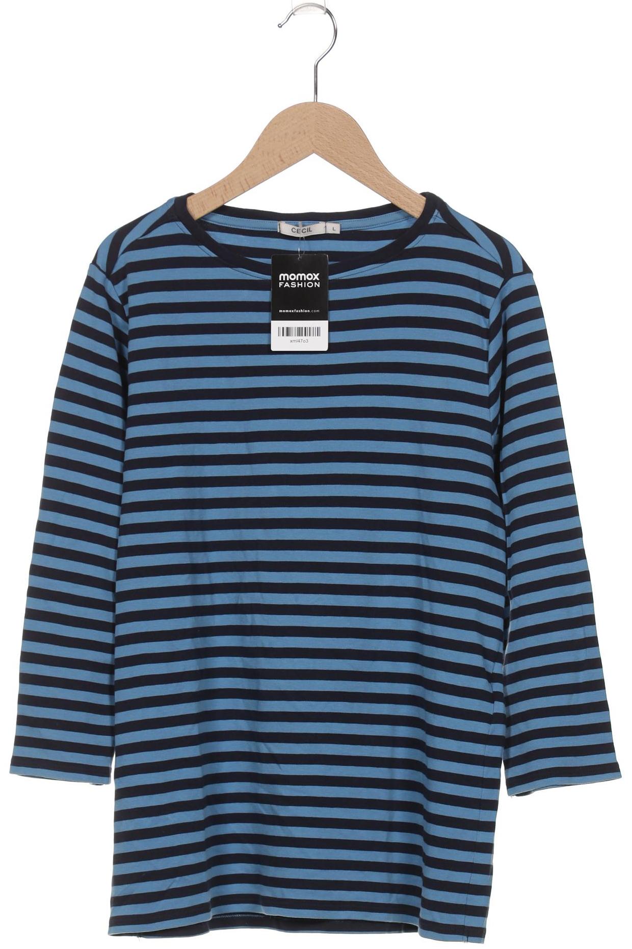 

Cecil Damen Langarmshirt, marineblau, Gr. 42