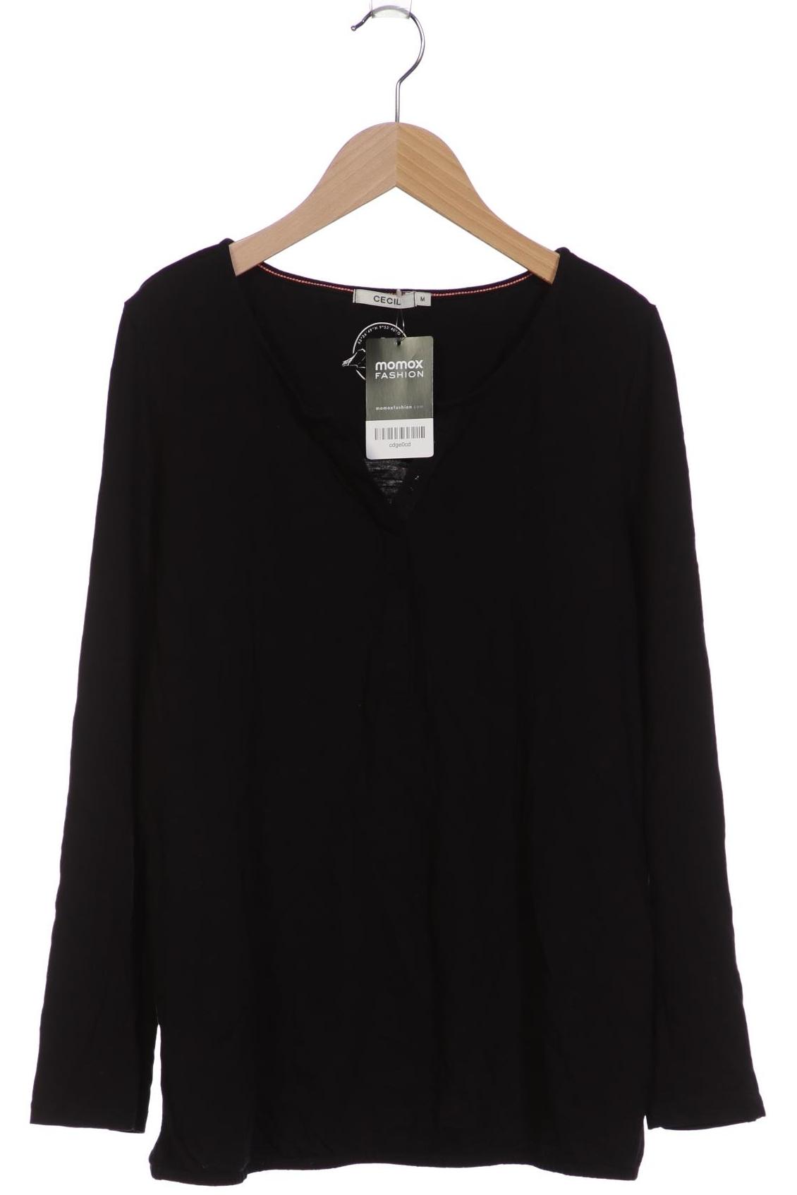 

Cecil Damen Langarmshirt, schwarz, Gr. 38